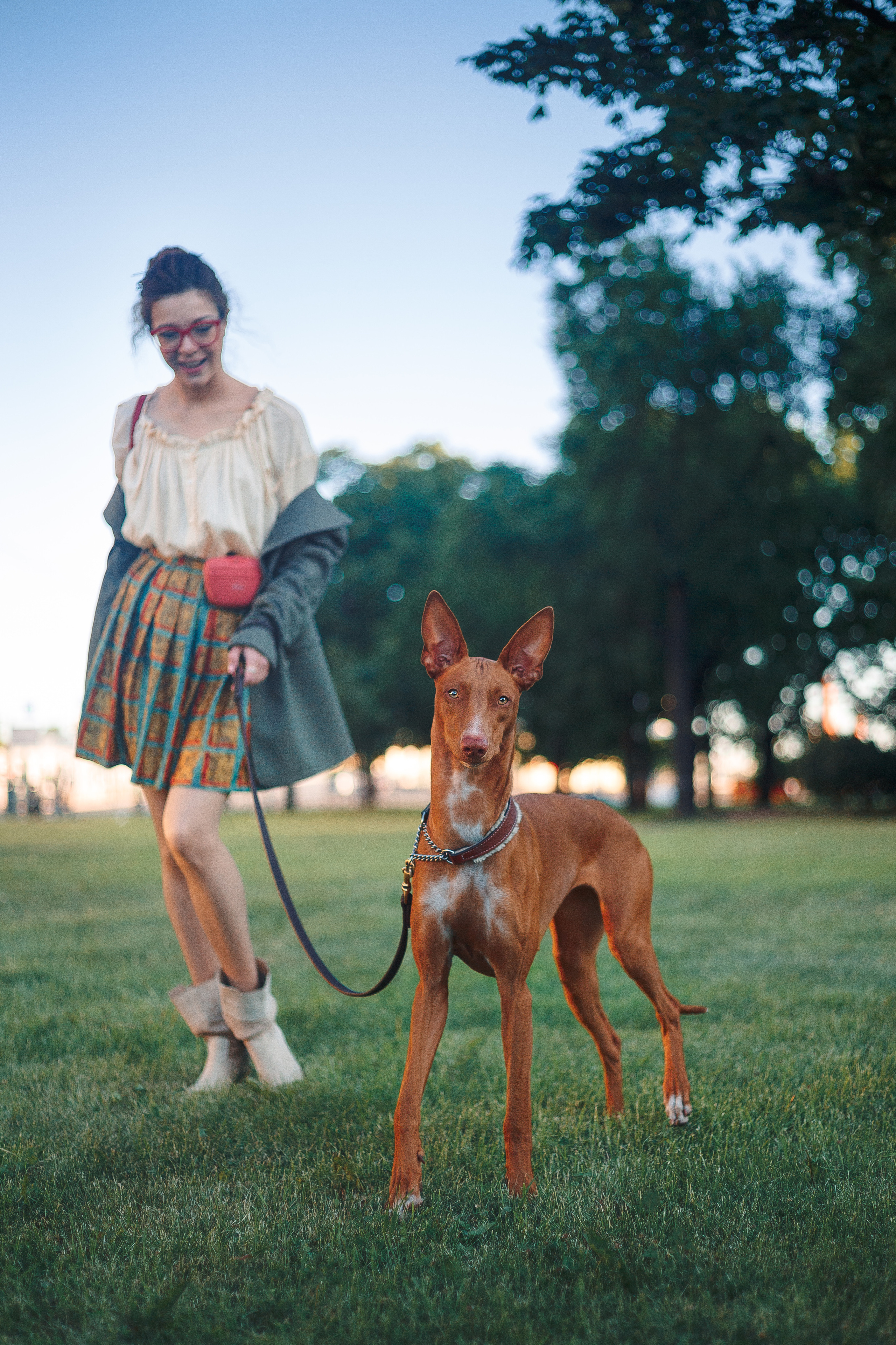 Оля и Шила в центре. Фотограф-анималист Наталия Чистюхина в г. Сосновый Бор и ЛО
