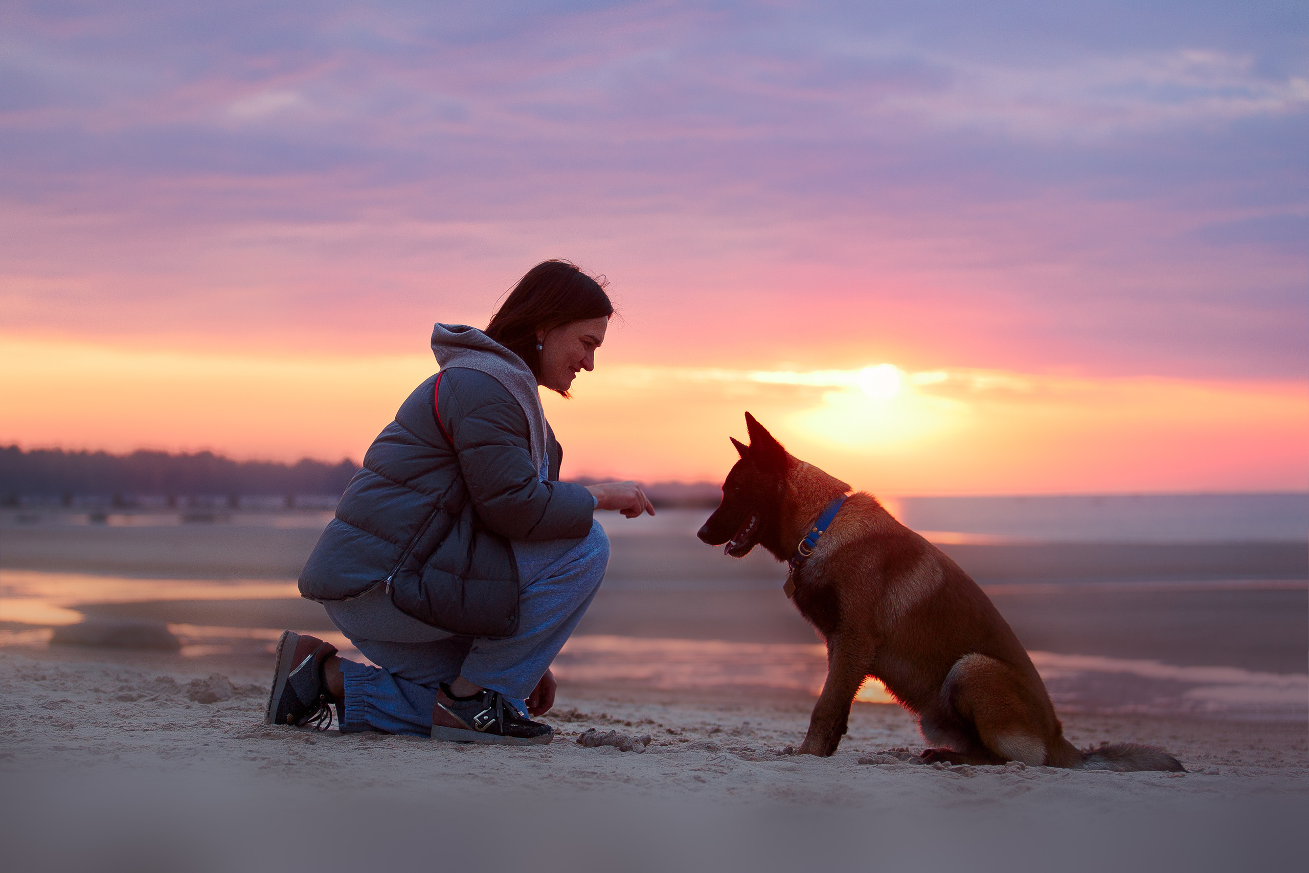Закат на Финском заливе. Фотограф-анималист Наталия Чистюхина в г. Сосновый Бор и ЛО