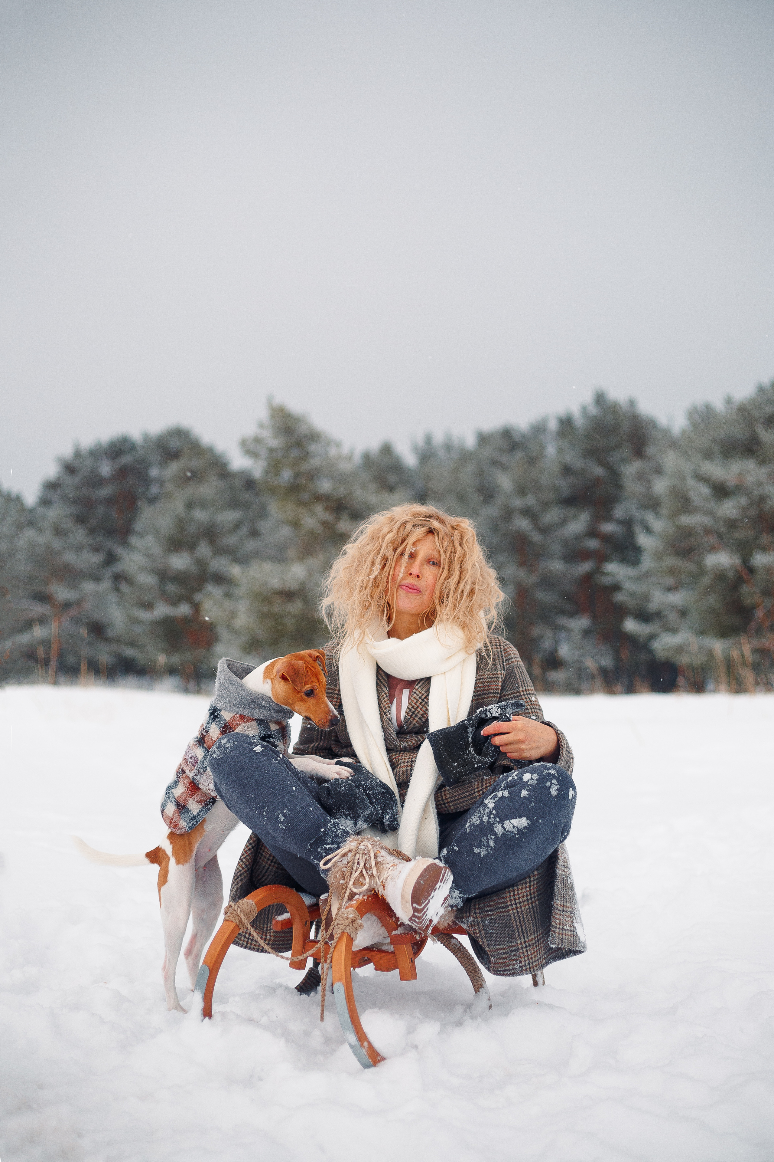 Дана, Варя, Анфиса и Миша в Ручьях. Фотограф-анималист Наталия Чистюхина в г. Сосновый Бор и ЛО