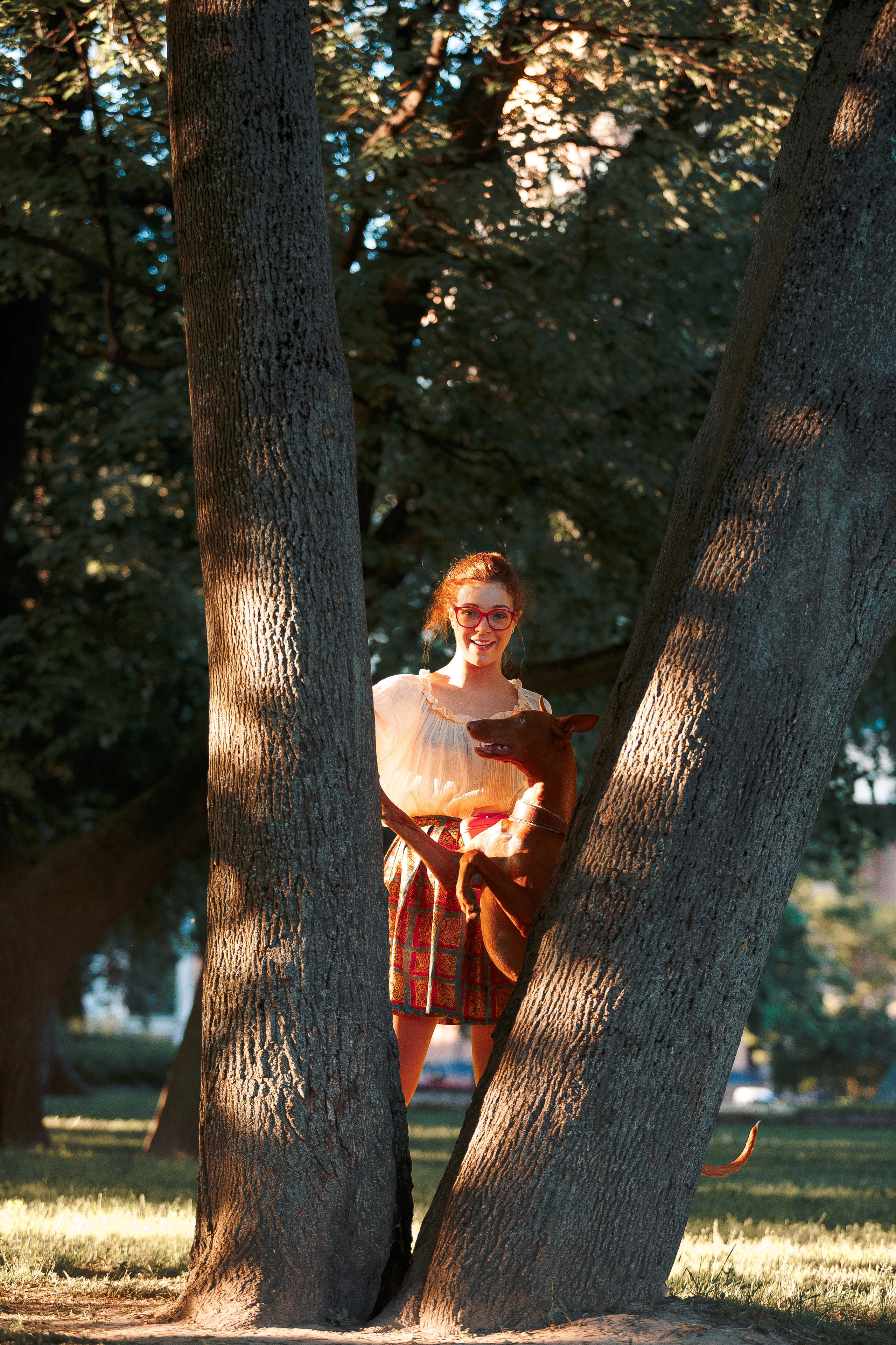 Оля и Шила в центре. Фотограф-анималист Наталия Чистюхина в г. Сосновый Бор и ЛО