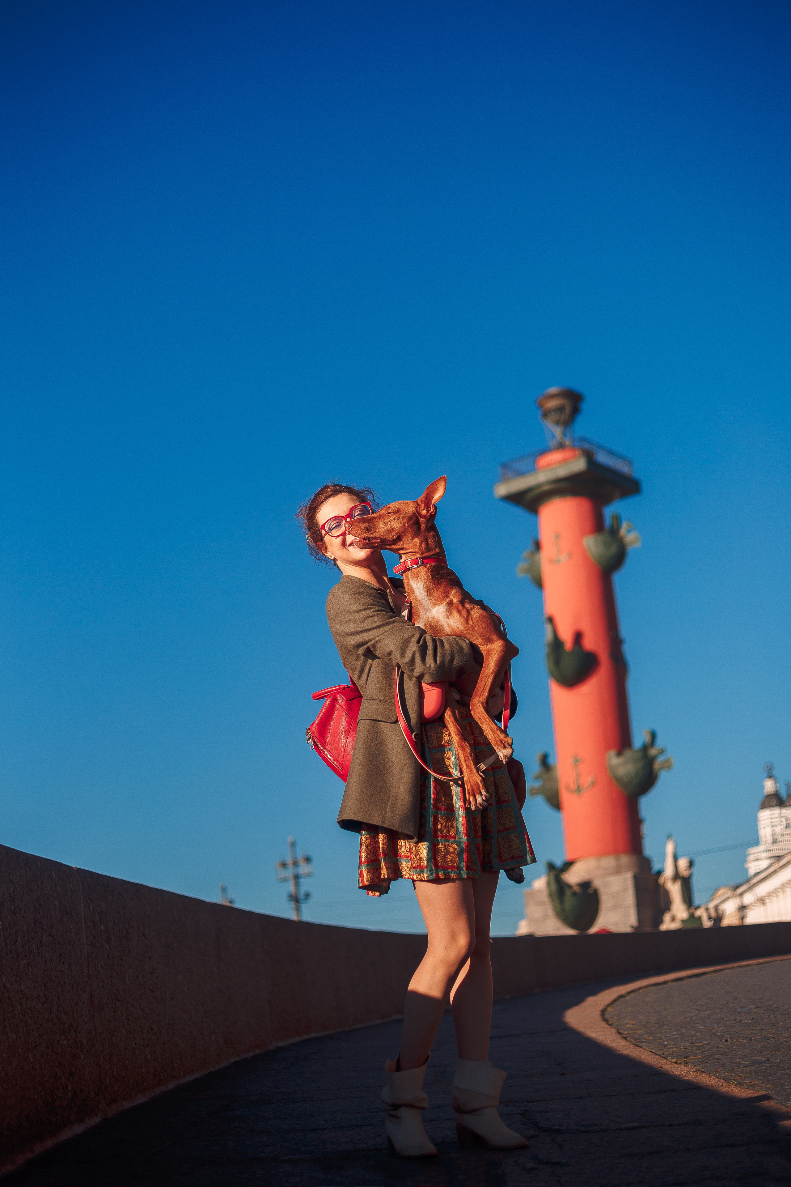 Оля и Шила в центре. Фотограф-анималист Наталия Чистюхина в г. Сосновый Бор и ЛО