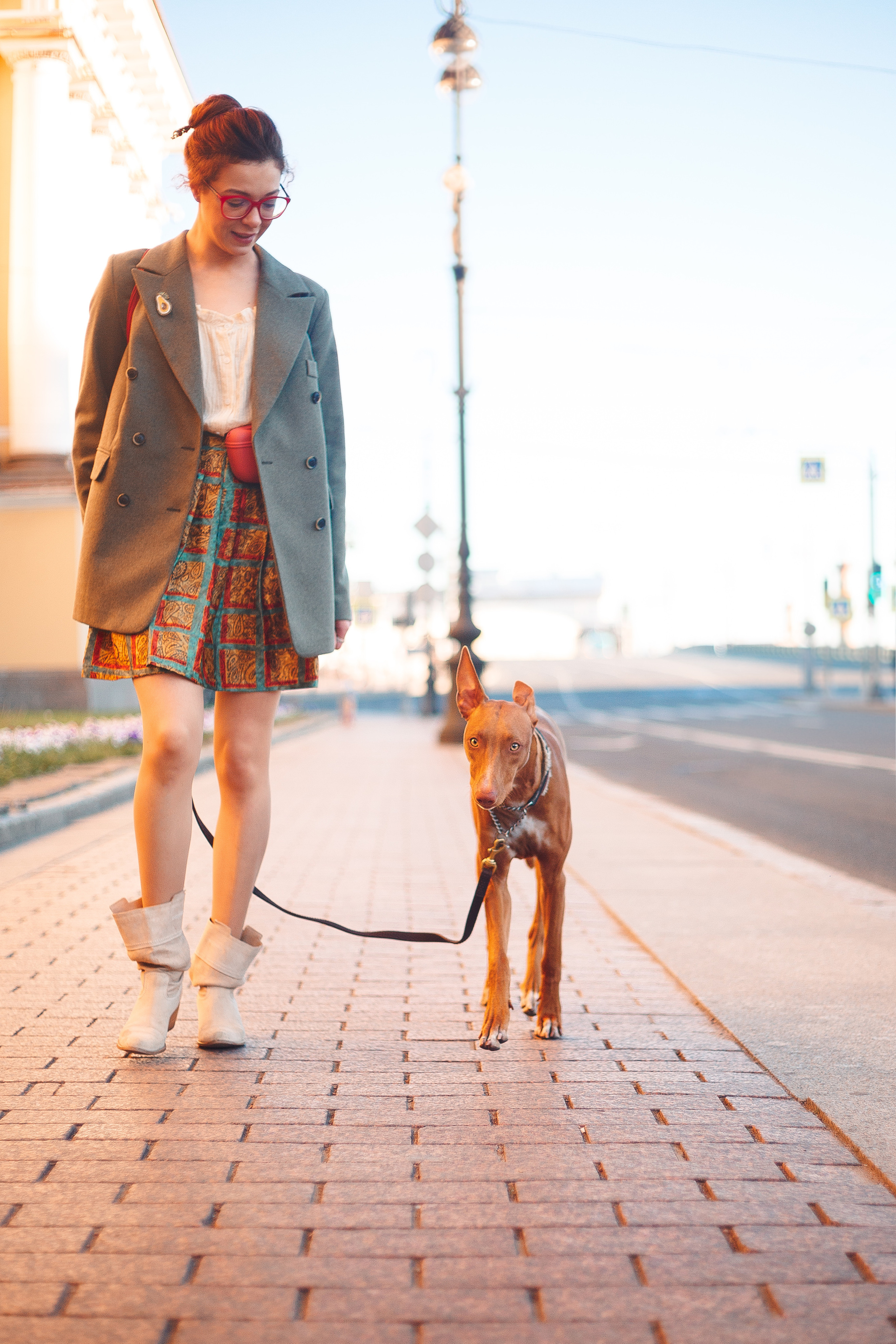 Оля и Шила в центре. Фотограф-анималист Наталия Чистюхина в г. Сосновый Бор и ЛО