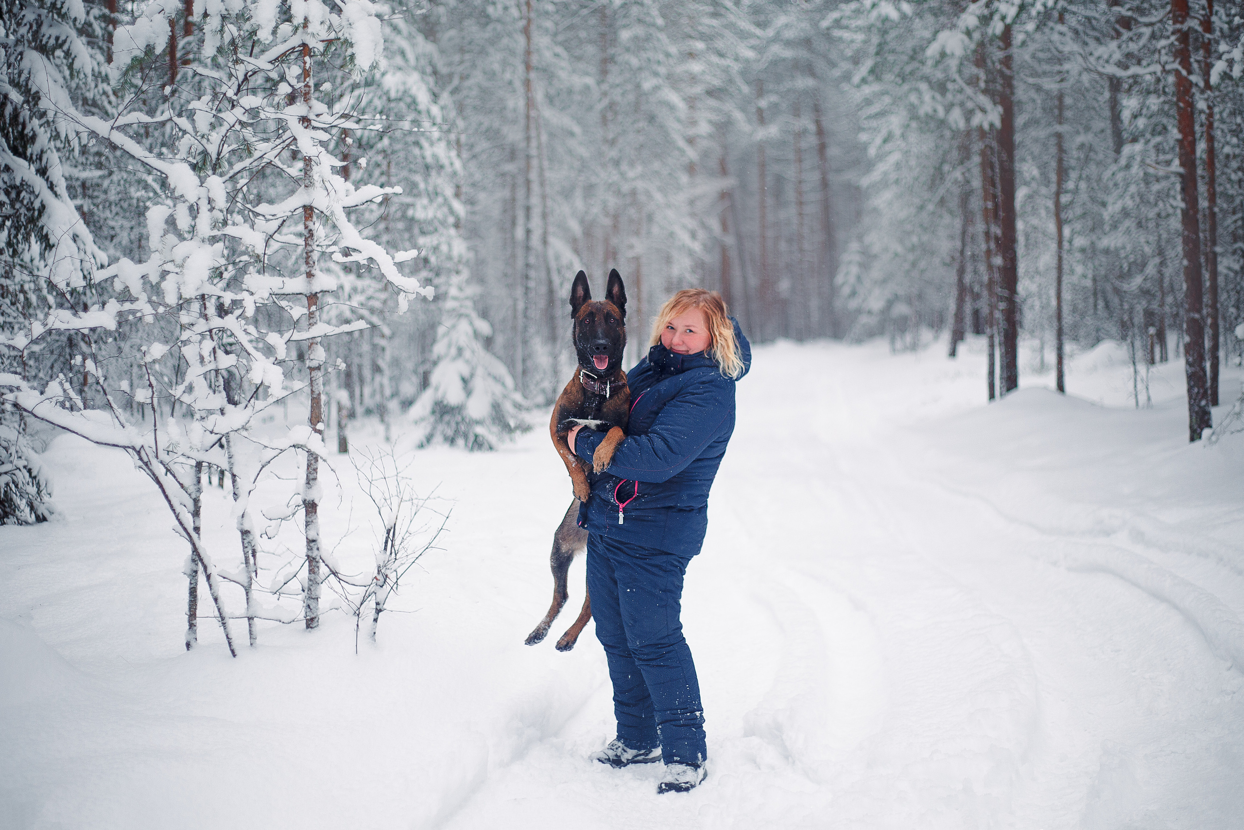 Зима и малинуа. Фотограф-анималист Наталия Чистюхина в г. Сосновый Бор и ЛО