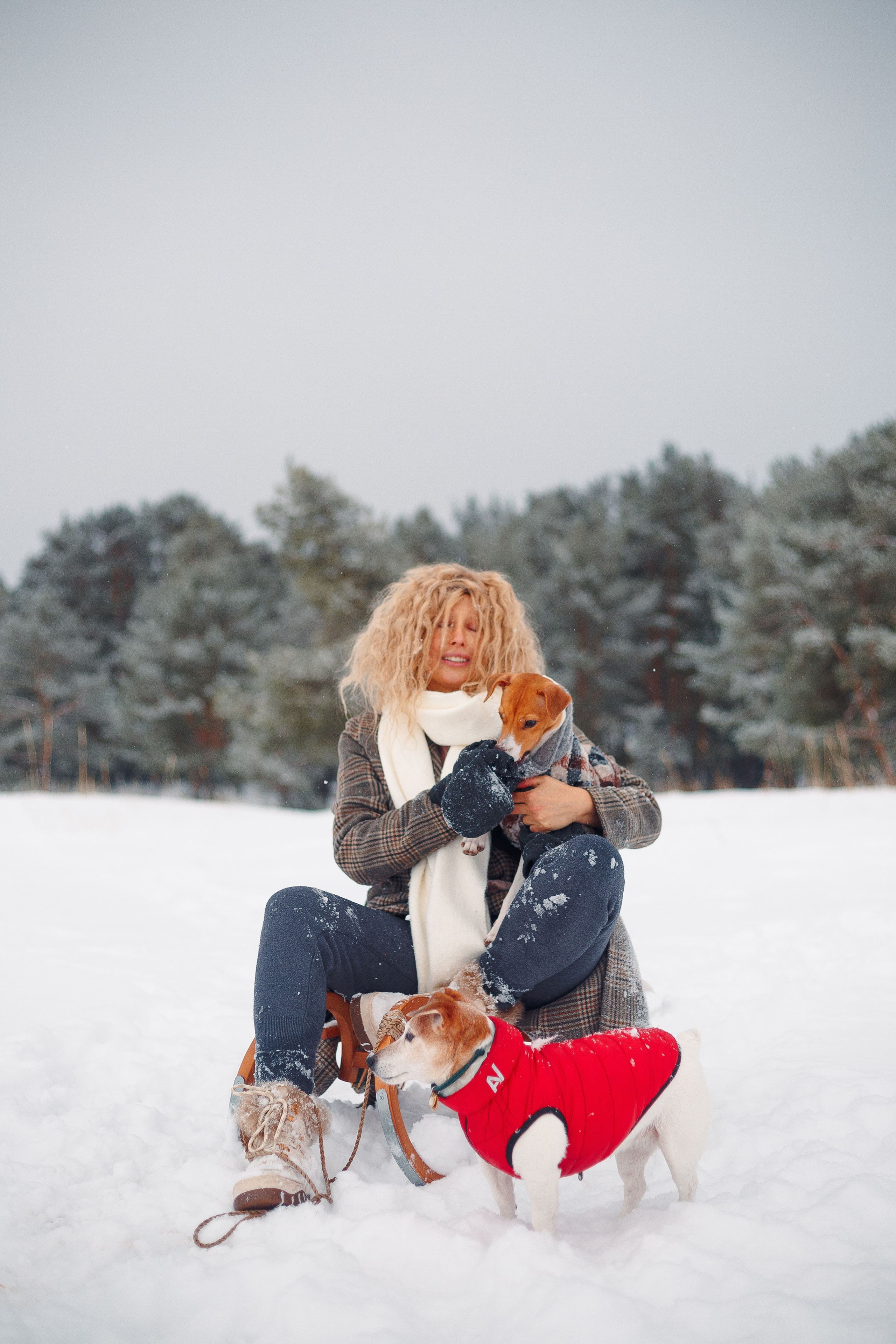 Дана, Варя, Анфиса и Миша в Ручьях. Фотограф-анималист Наталия Чистюхина в г. Сосновый Бор и ЛО