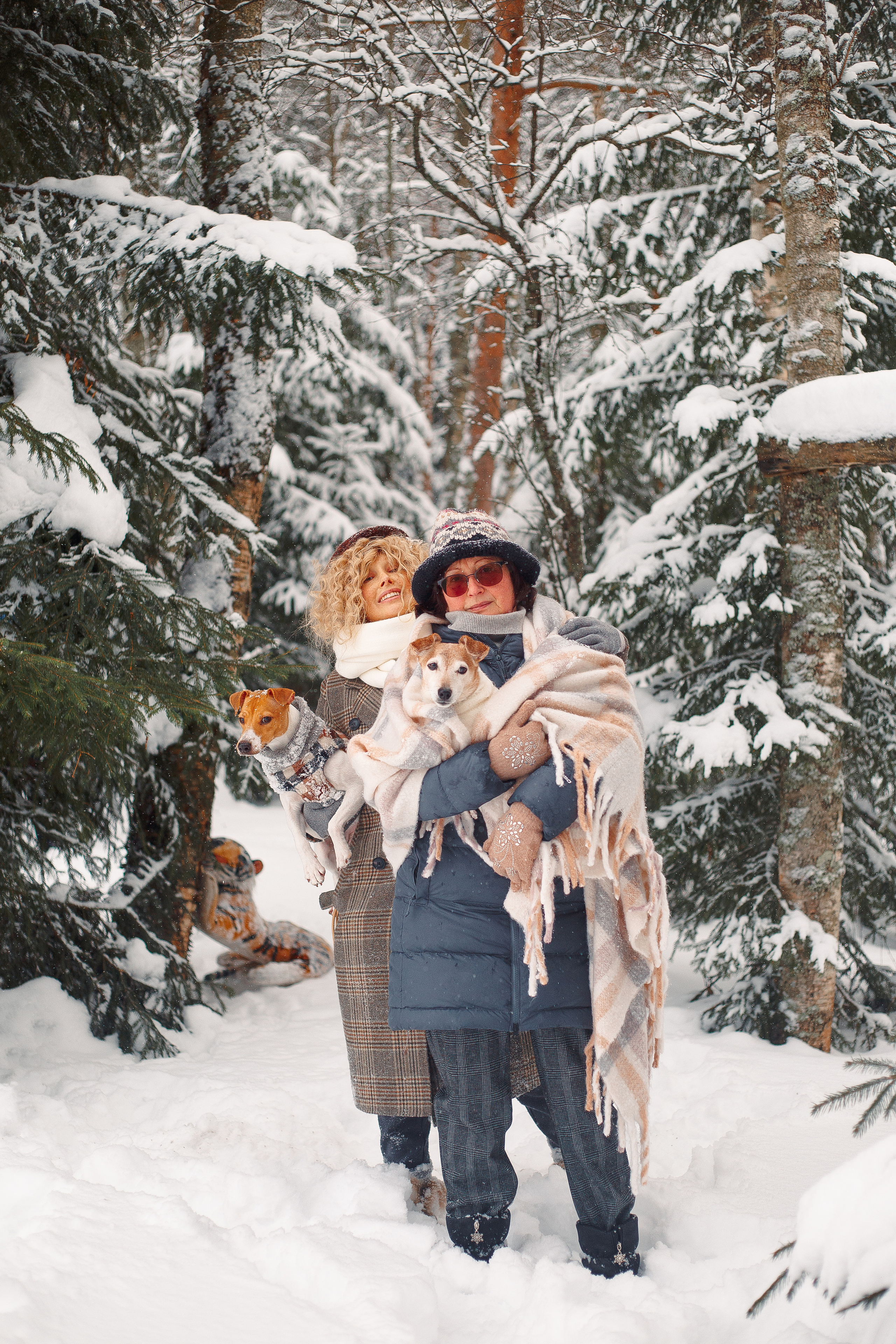 Дана, Варя, Анфиса и Миша в Ручьях. Фотограф-анималист Наталия Чистюхина в г. Сосновый Бор и ЛО