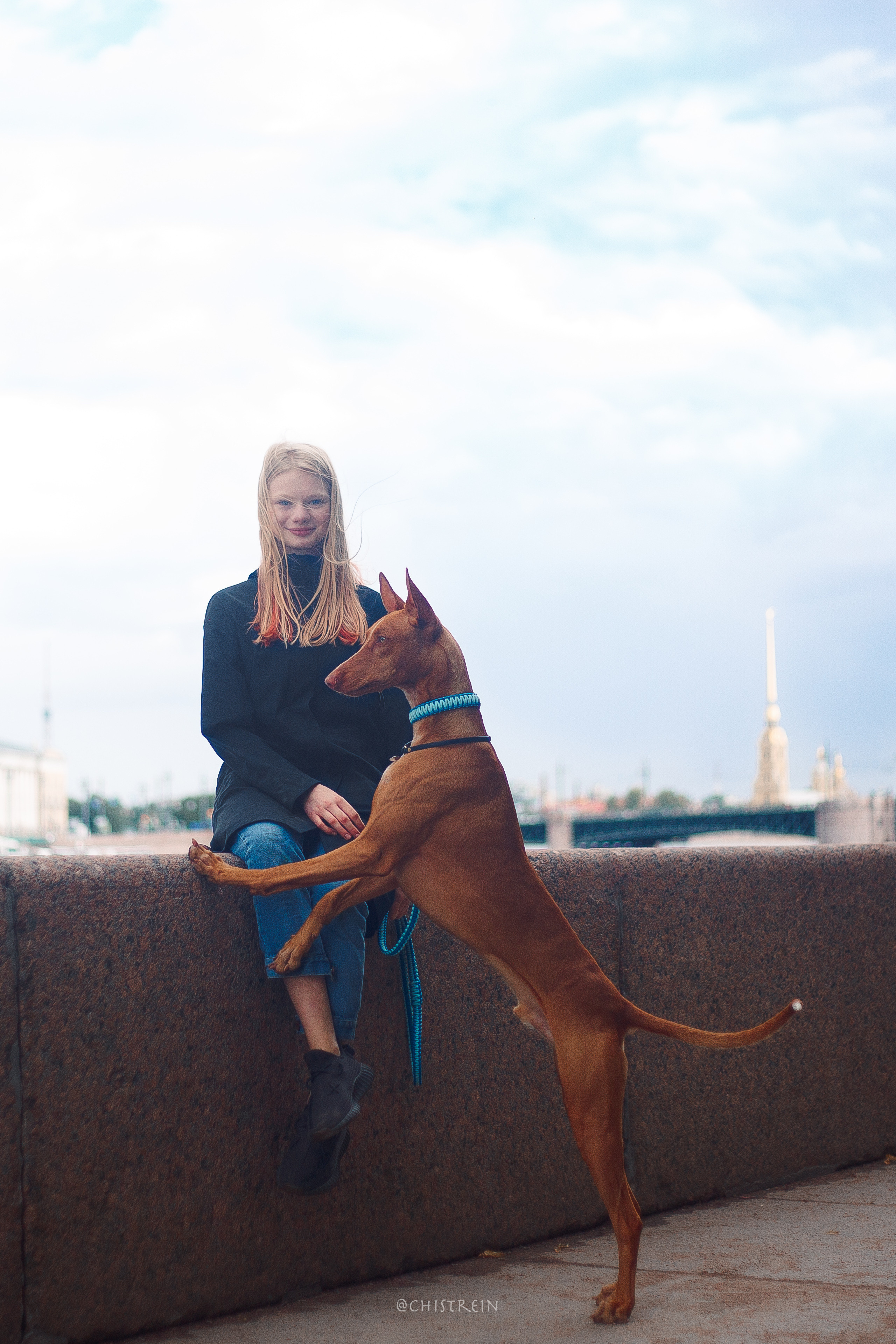 Арина и Гриффин в центре Питера. Фотограф-анималист Наталия Чистюхина в г. Сосновый Бор и ЛО