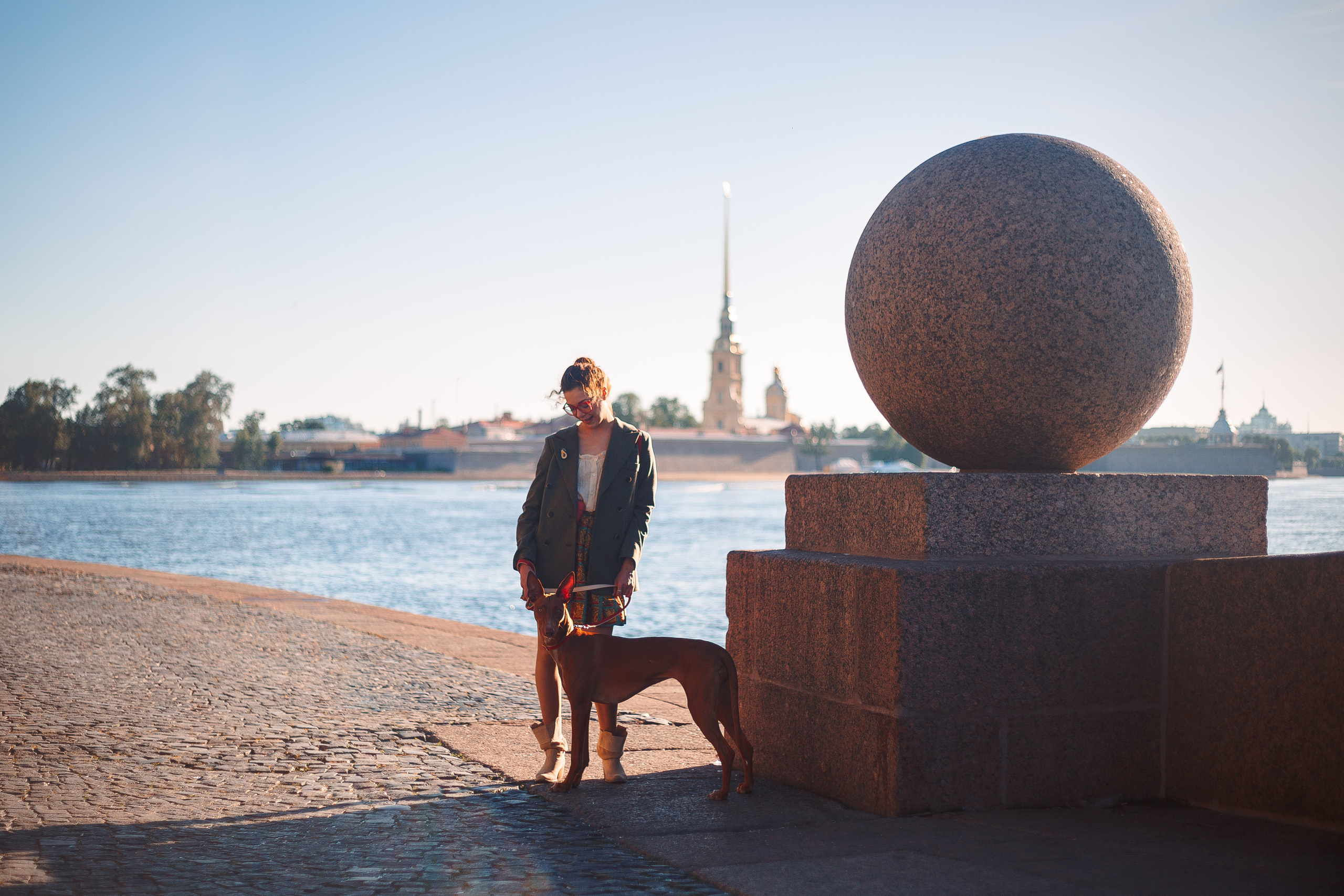 Оля и Шила в центре. Фотограф-анималист Наталия Чистюхина в г. Сосновый Бор и ЛО