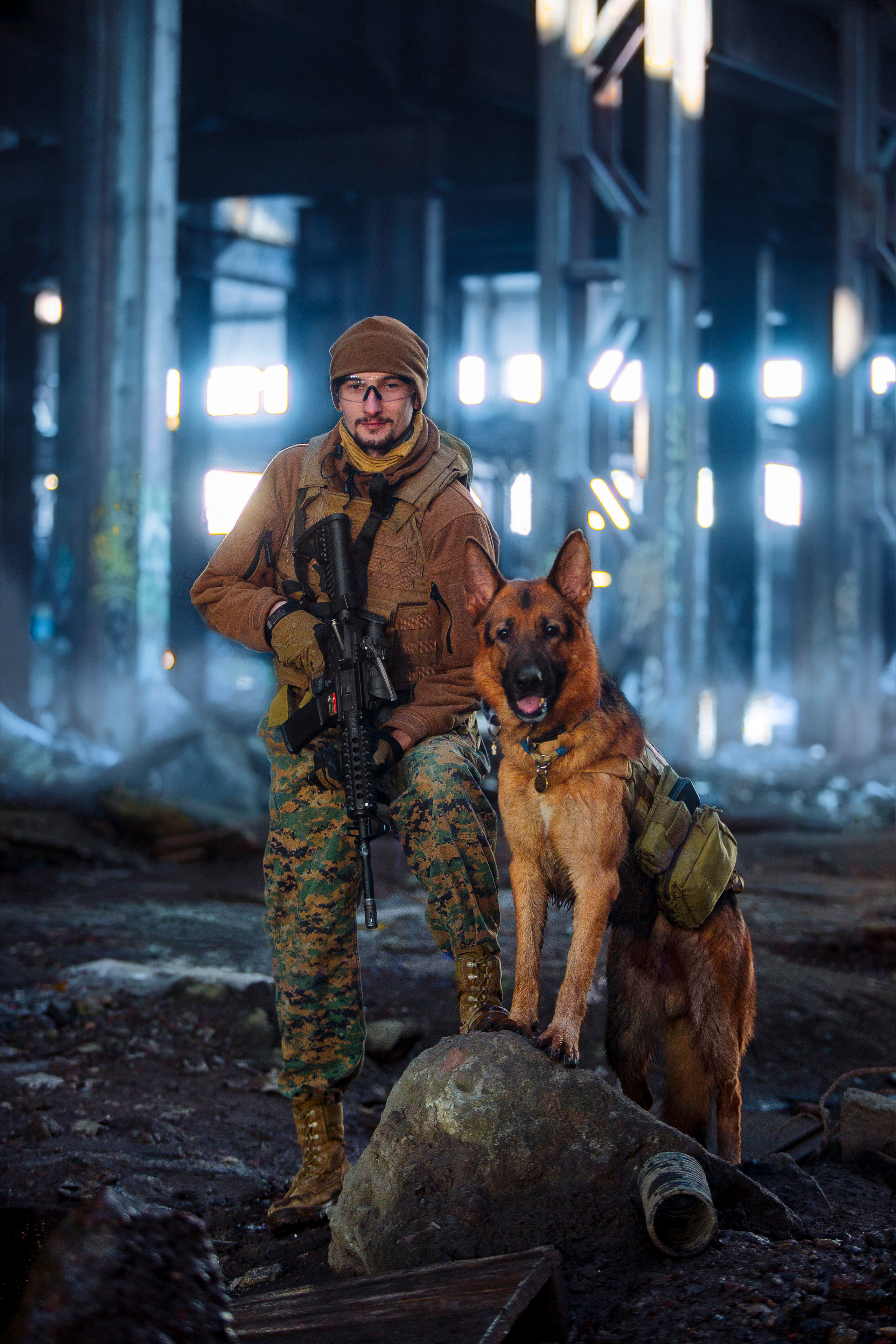 Боевая овчарка Рейн. Фотограф-анималист Наталия Чистюхина в г. Сосновый Бор и ЛО