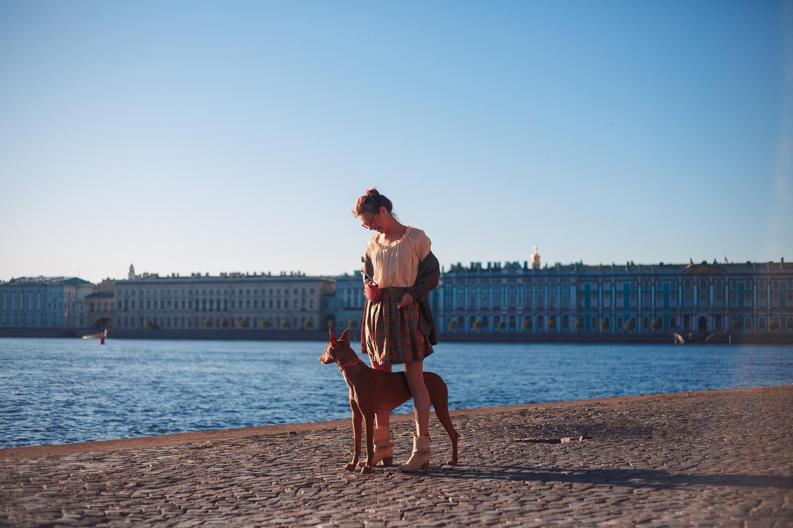Оля и Шила в центре. Фотограф-анималист Наталия Чистюхина в г. Сосновый Бор и ЛО