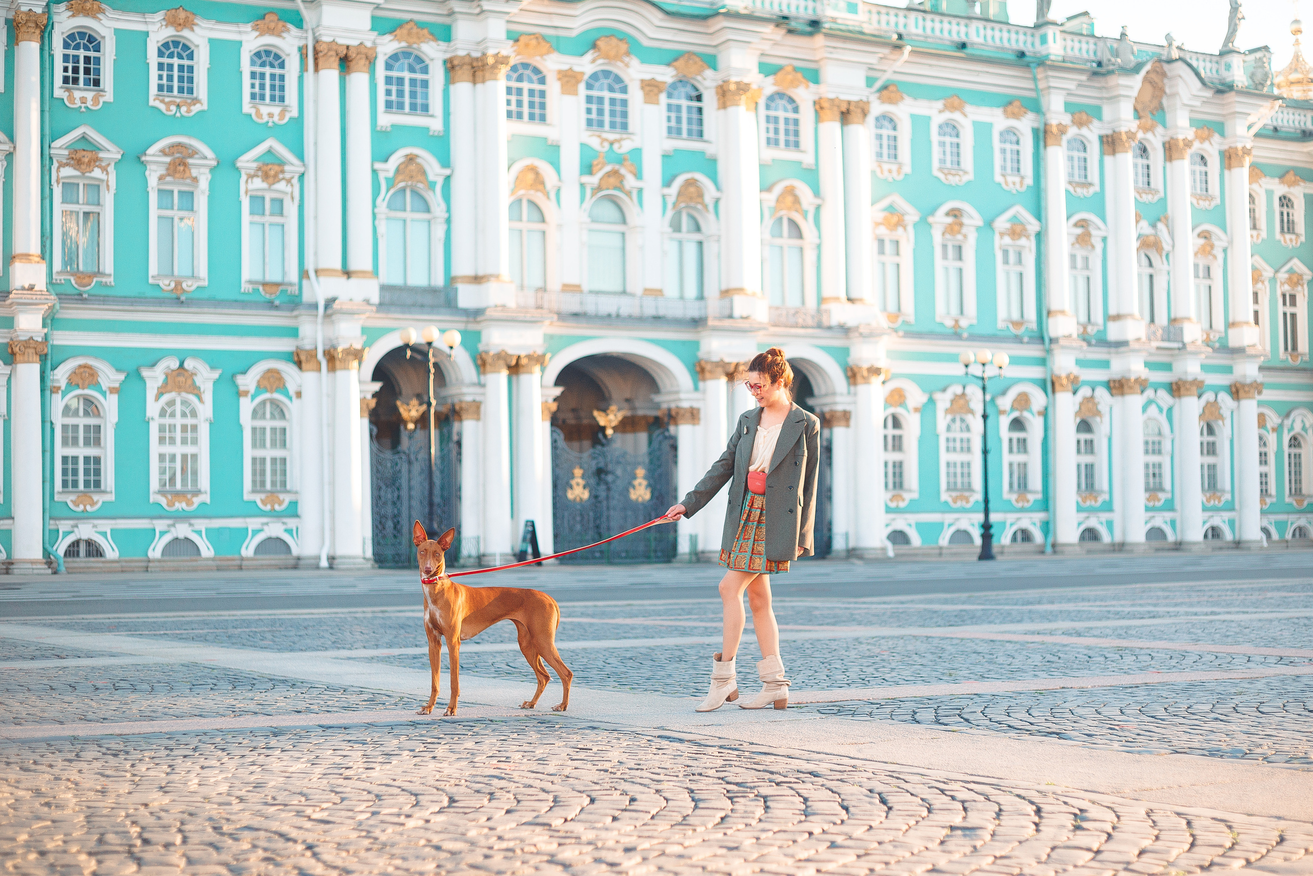 Оля и Шила в центре. Фотограф-анималист Наталия Чистюхина в г. Сосновый Бор и ЛО