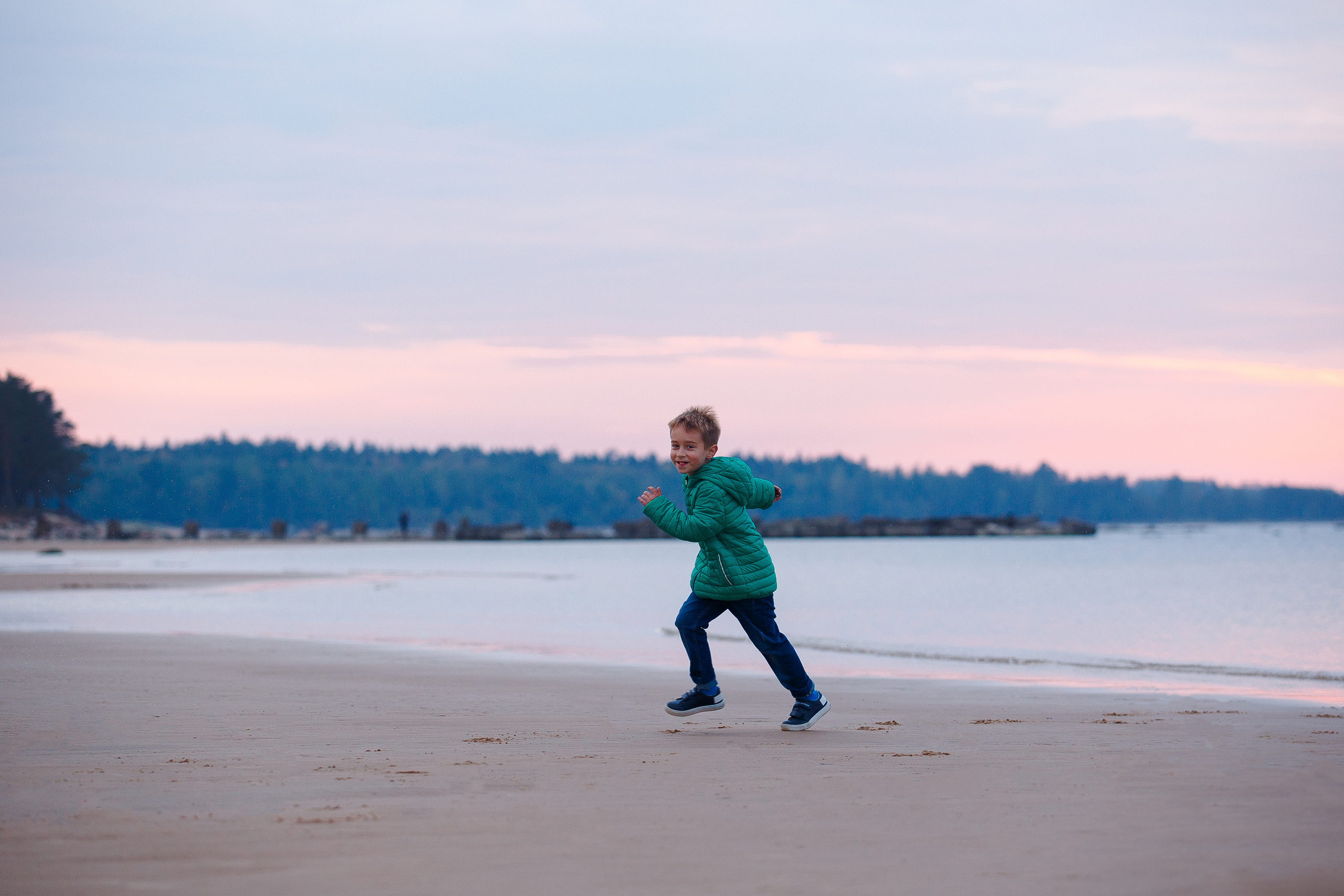 Закат на Финском заливе. Фотограф-анималист Наталия Чистюхина в г. Сосновый Бор и ЛО