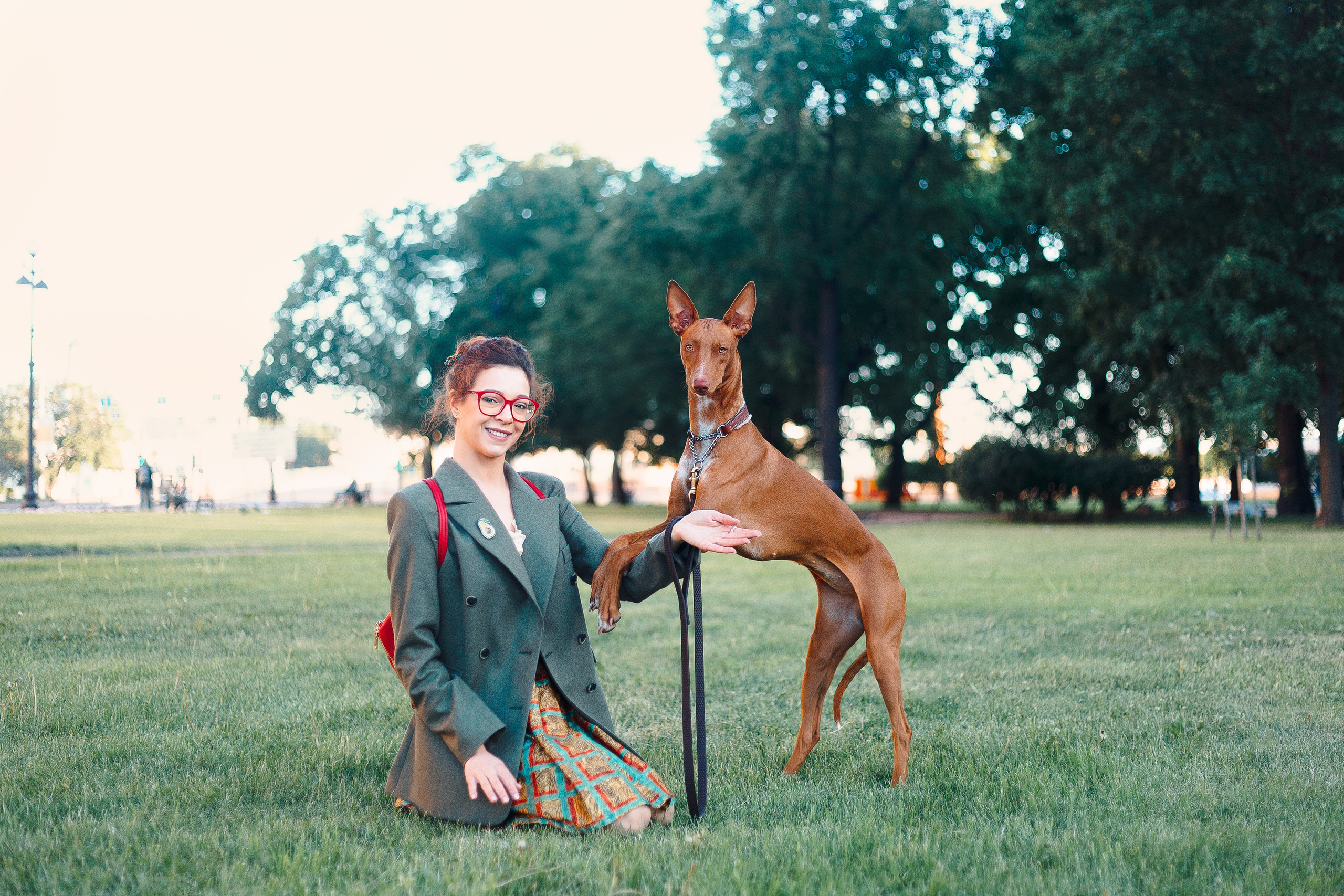 Оля и Шила в центре. Фотограф-анималист Наталия Чистюхина в г. Сосновый Бор и ЛО