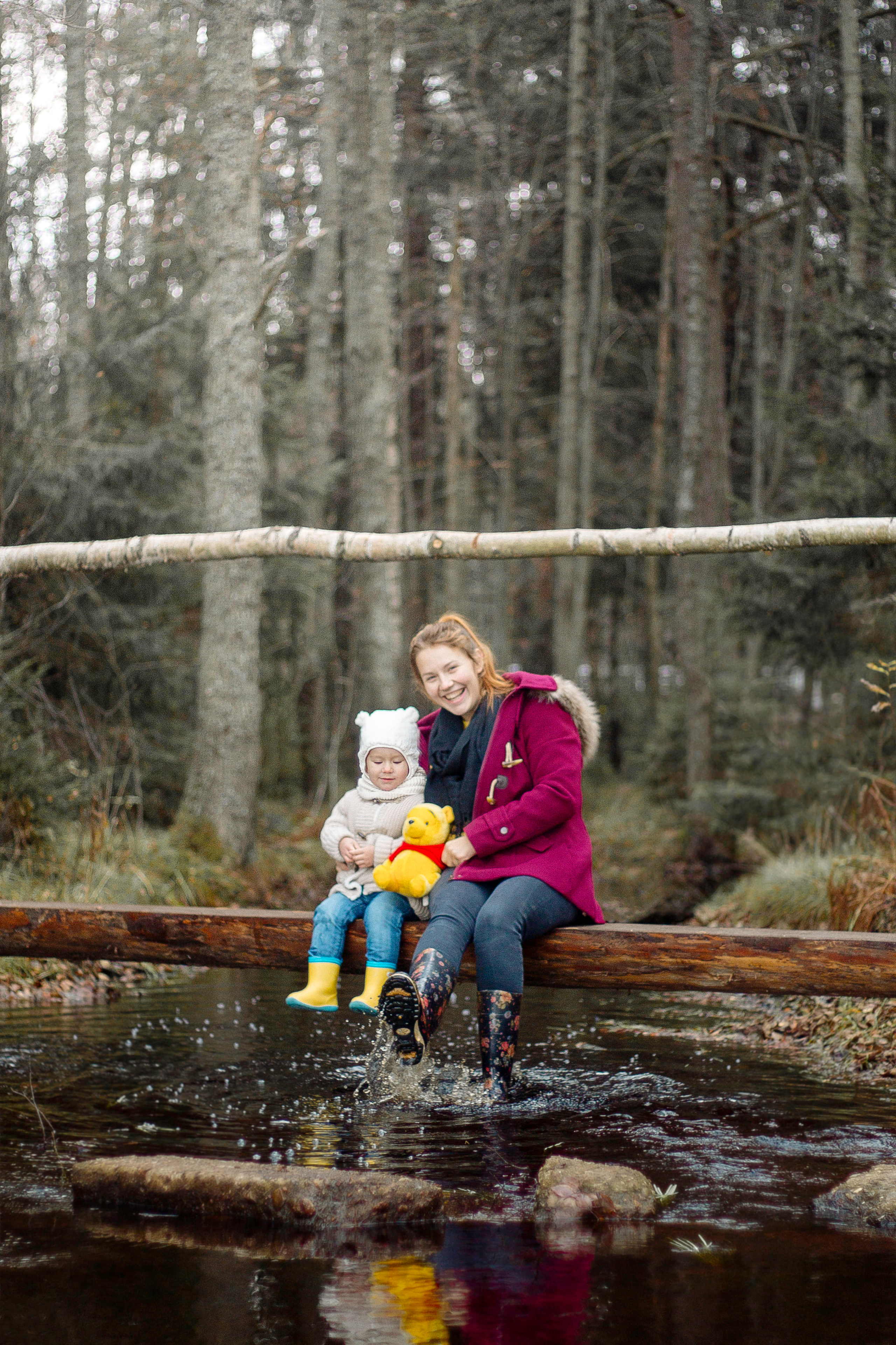 Полина и Винни-Пух. Фотограф-анималист Наталия Чистюхина в г. Сосновый Бор и ЛО