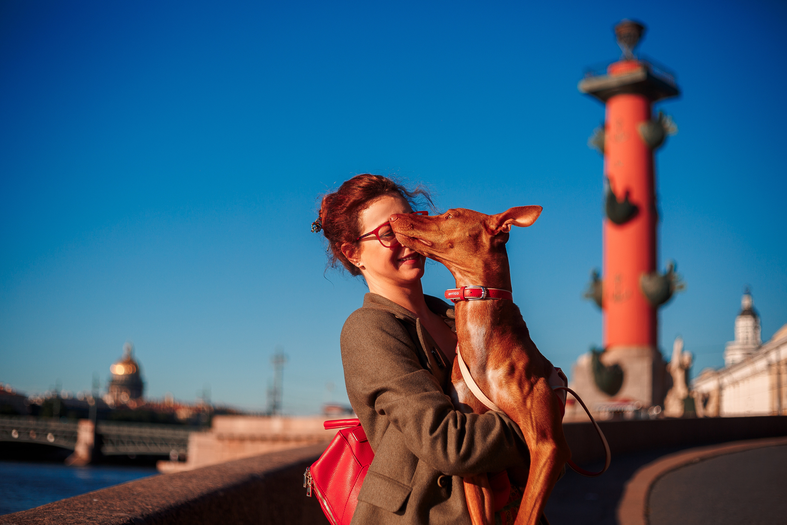 Оля и Шила в центре. Фотограф-анималист Наталия Чистюхина в г. Сосновый Бор и ЛО