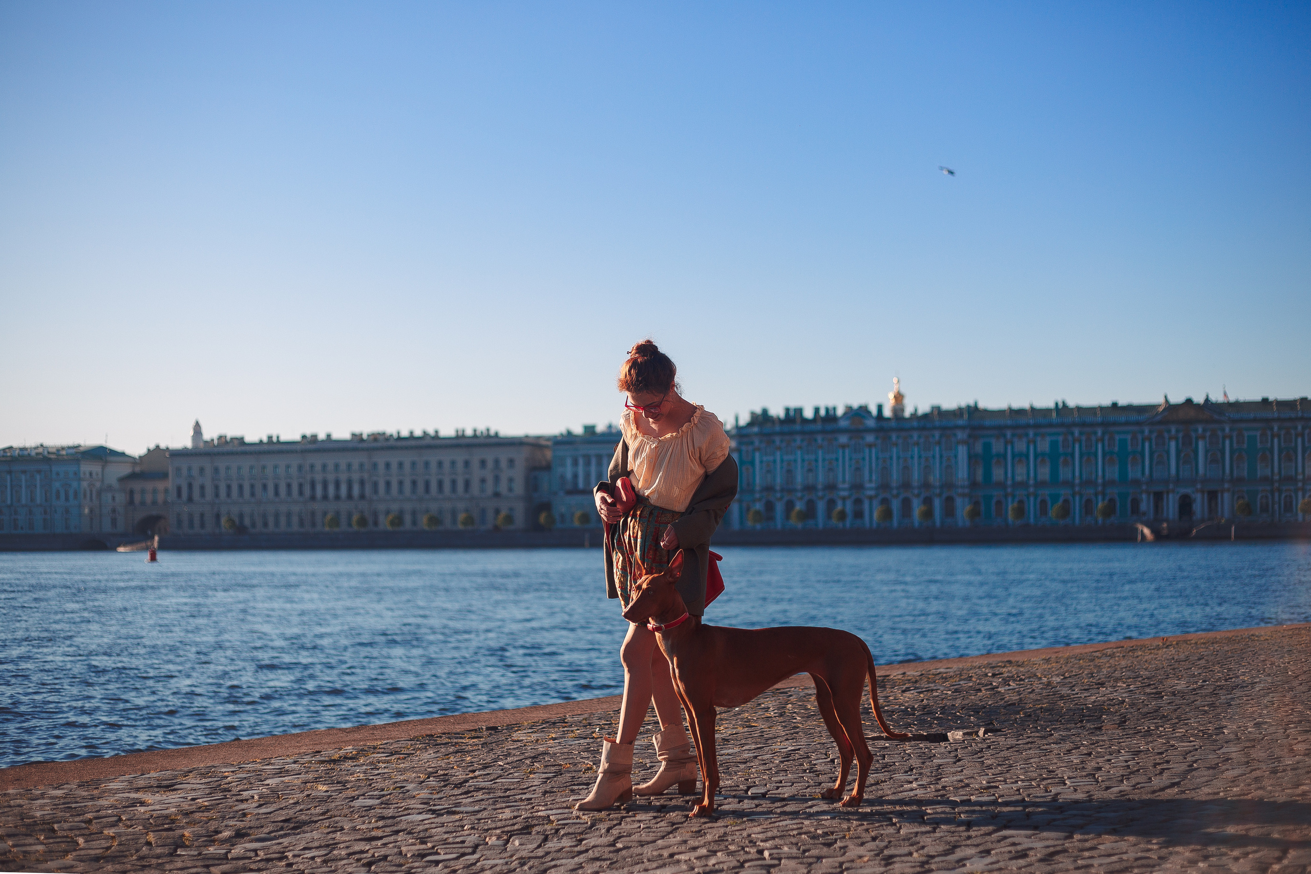 Оля и Шила в центре. Фотограф-анималист Наталия Чистюхина в г. Сосновый Бор и ЛО