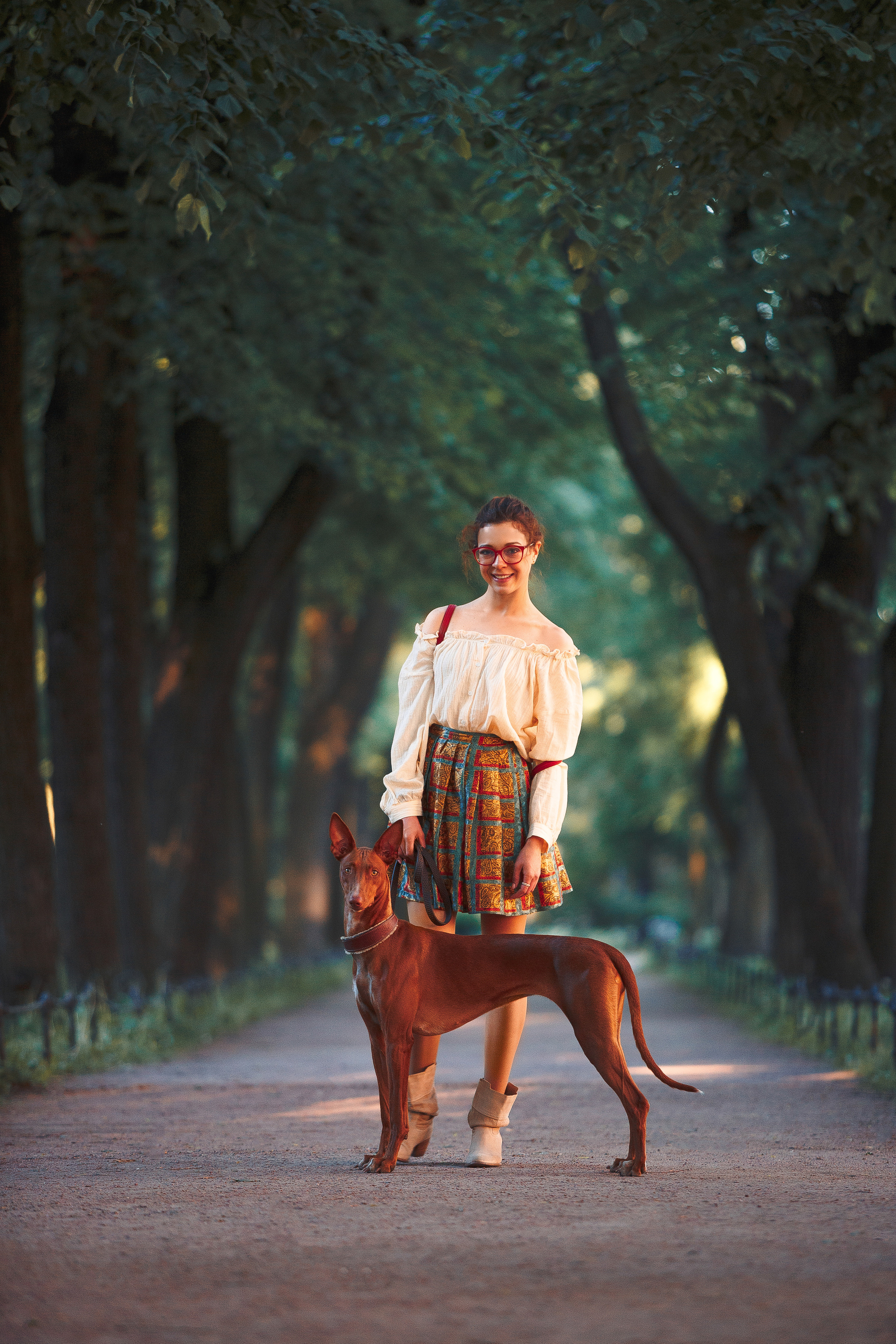 Оля и Шила в центре. Фотограф-анималист Наталия Чистюхина в г. Сосновый Бор и ЛО