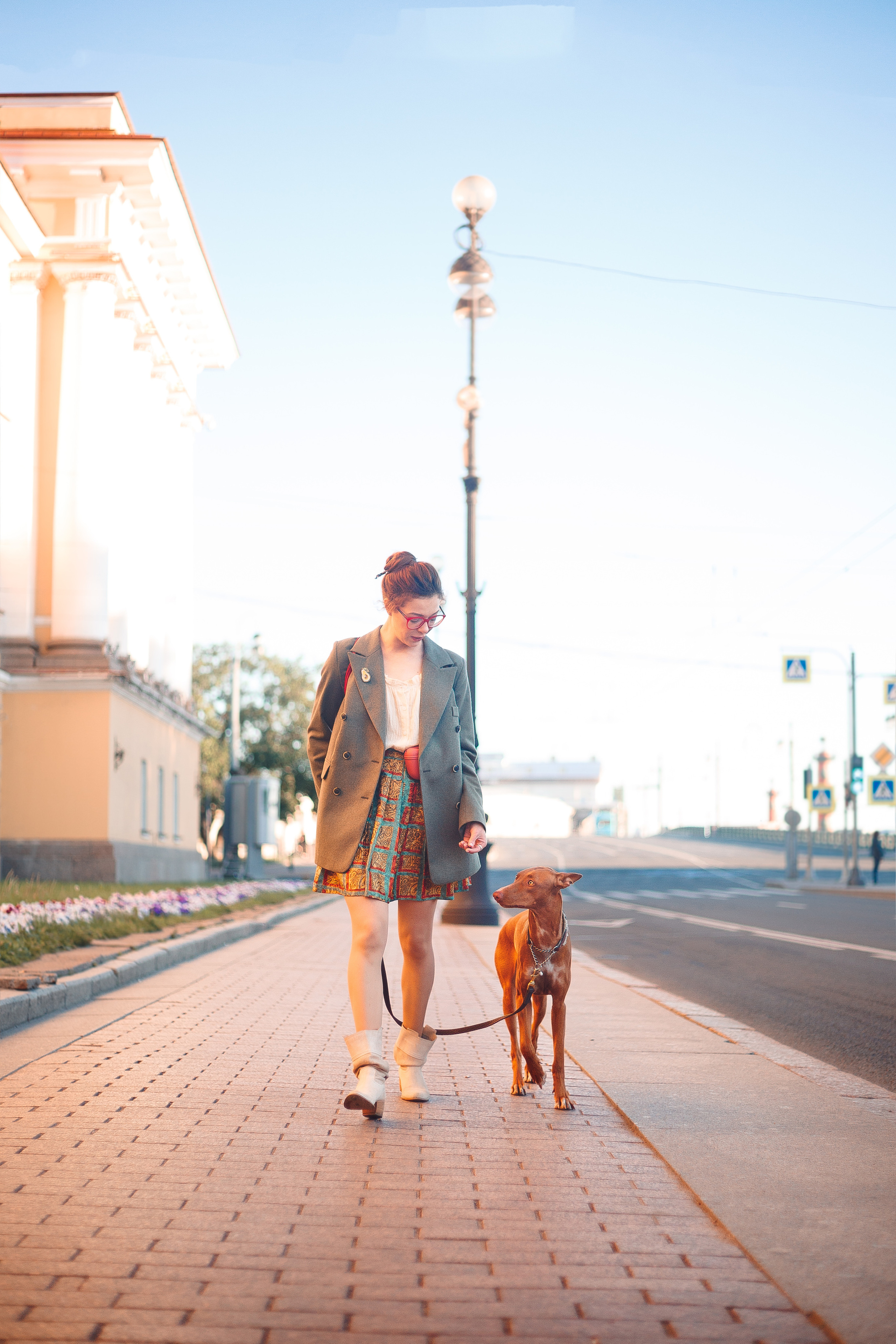 Оля и Шила в центре. Фотограф-анималист Наталия Чистюхина в г. Сосновый Бор и ЛО
