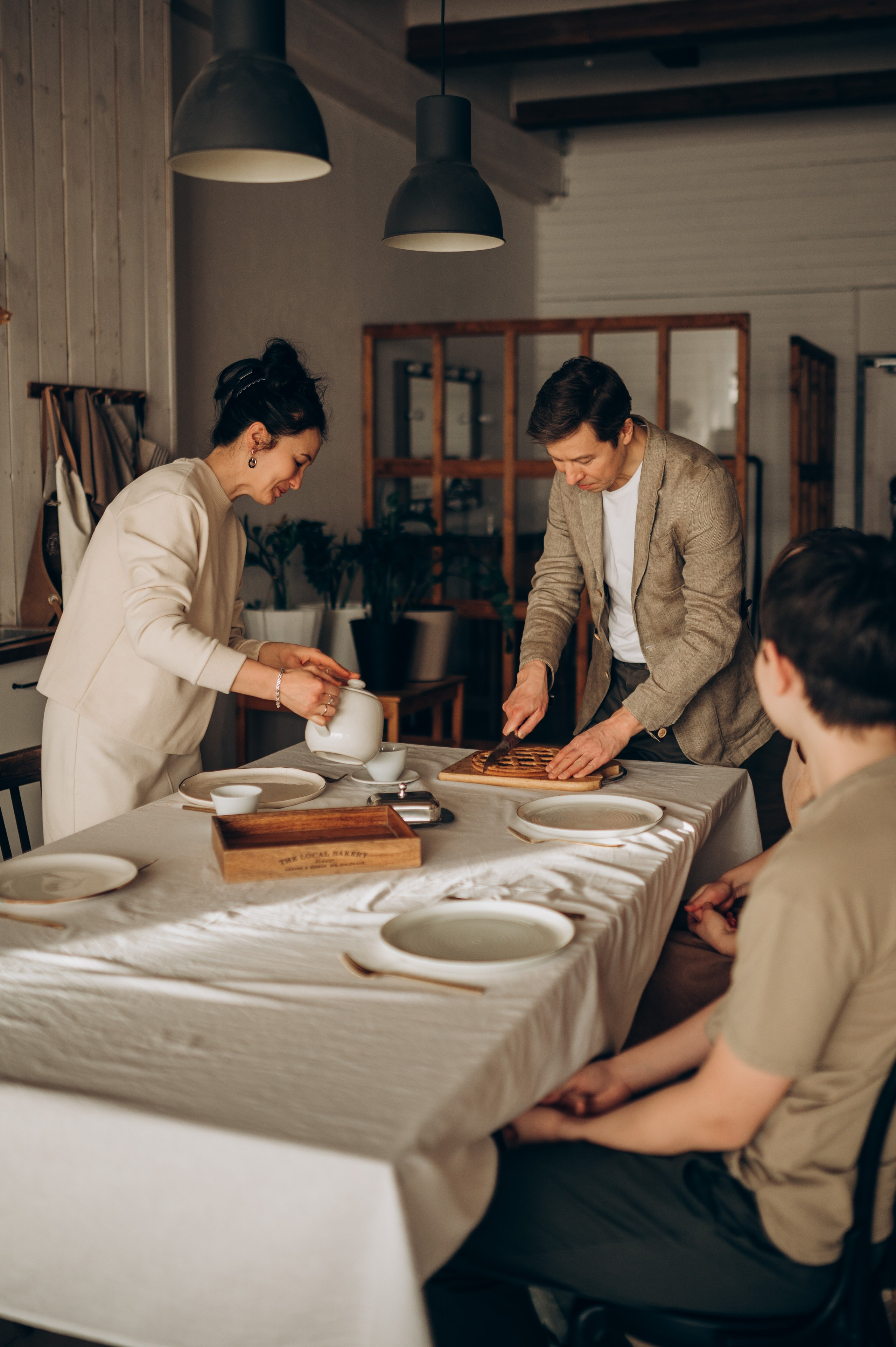 Уютная семейная съёмка в студии. Семейный фотограф в Домодедово и Москве Елена Пичугина