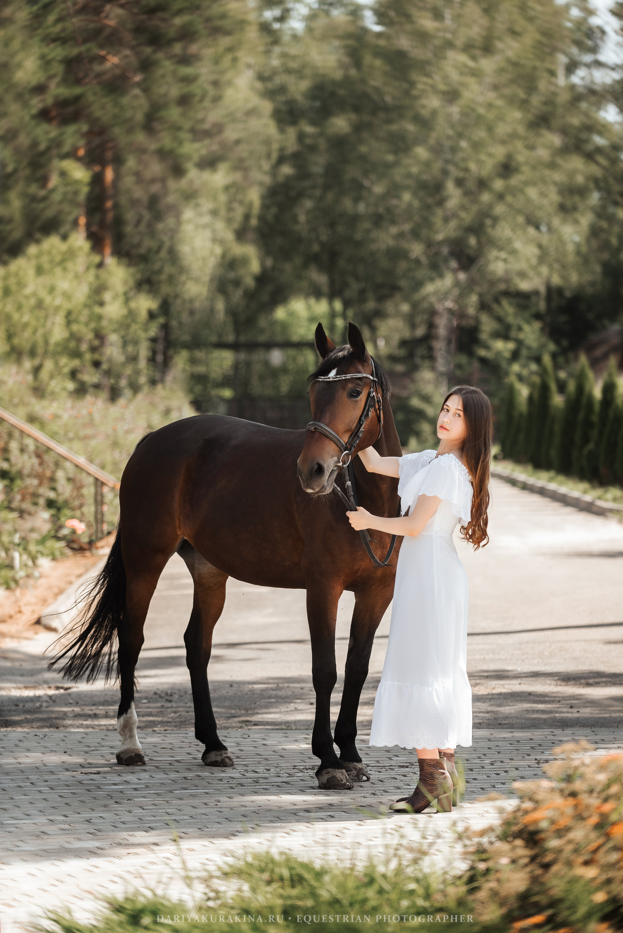 Полина и Заправа. Конный фотограф Куракина Дарья • Фотосессии с лошадьми