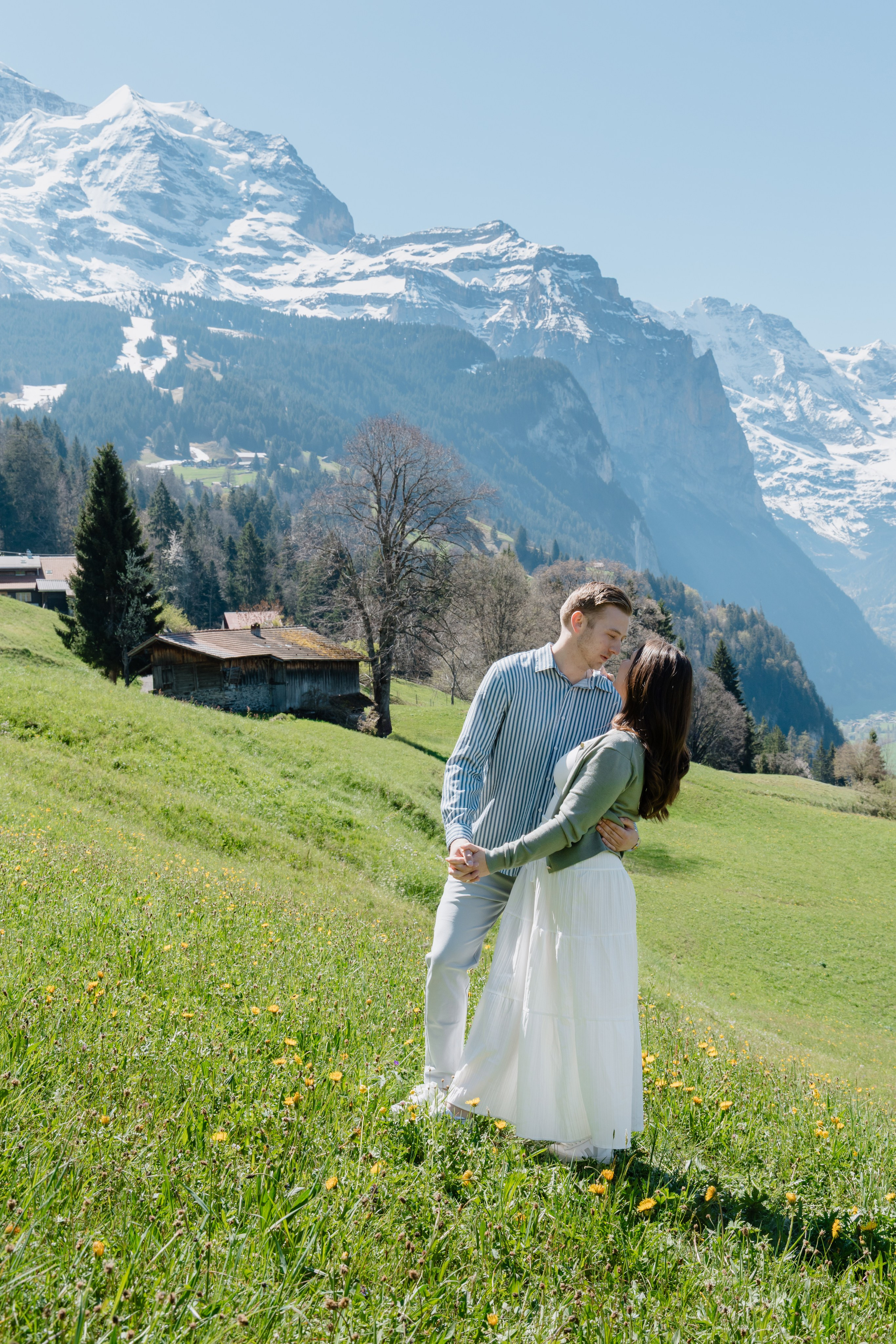 Wyatt & Abby (Wengen). Photographer in Interlaken area
