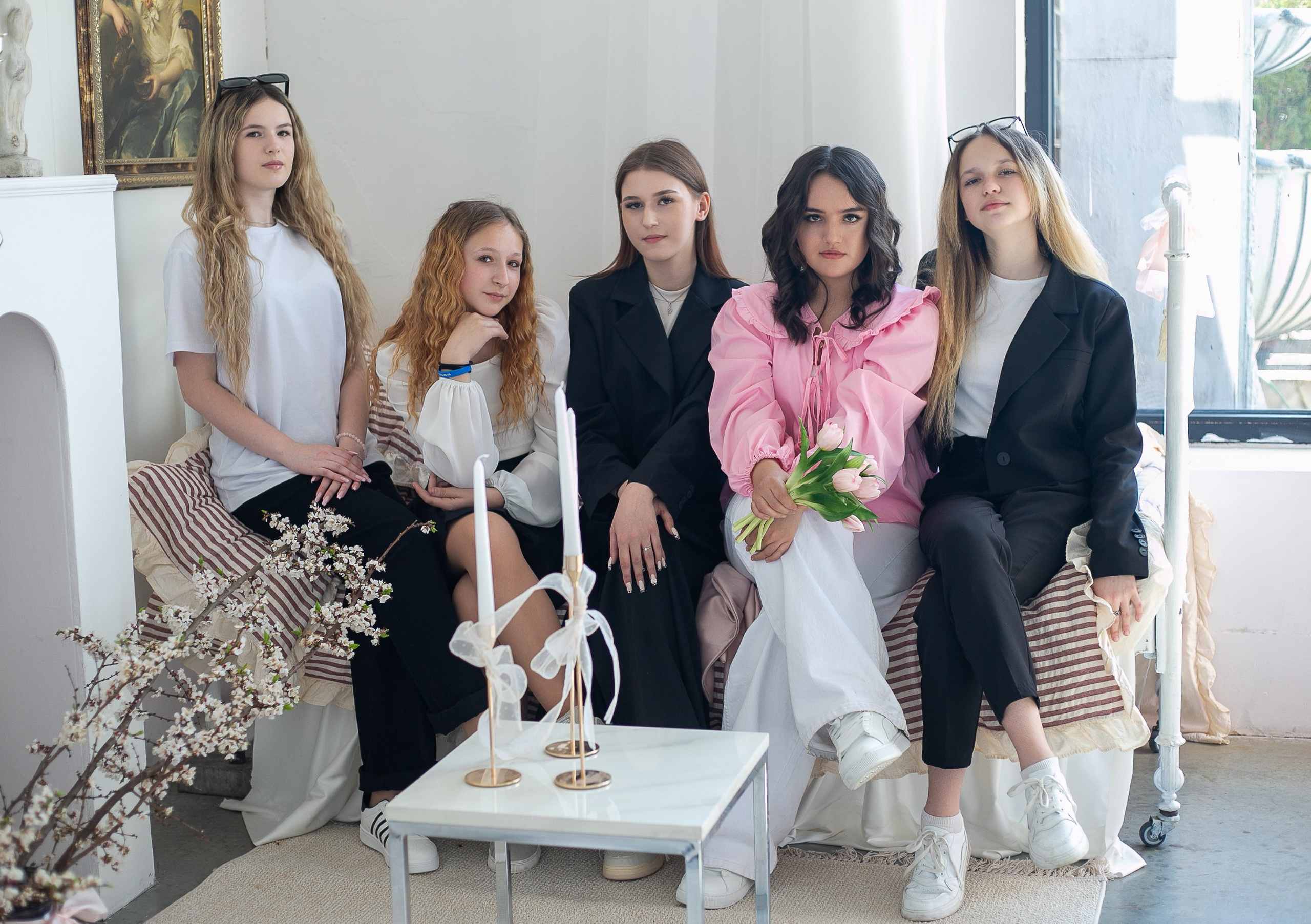 Акцент на розовый — 9 класс ВОЦ. Выпускные альбомы Воронеж от Веры Соколовой