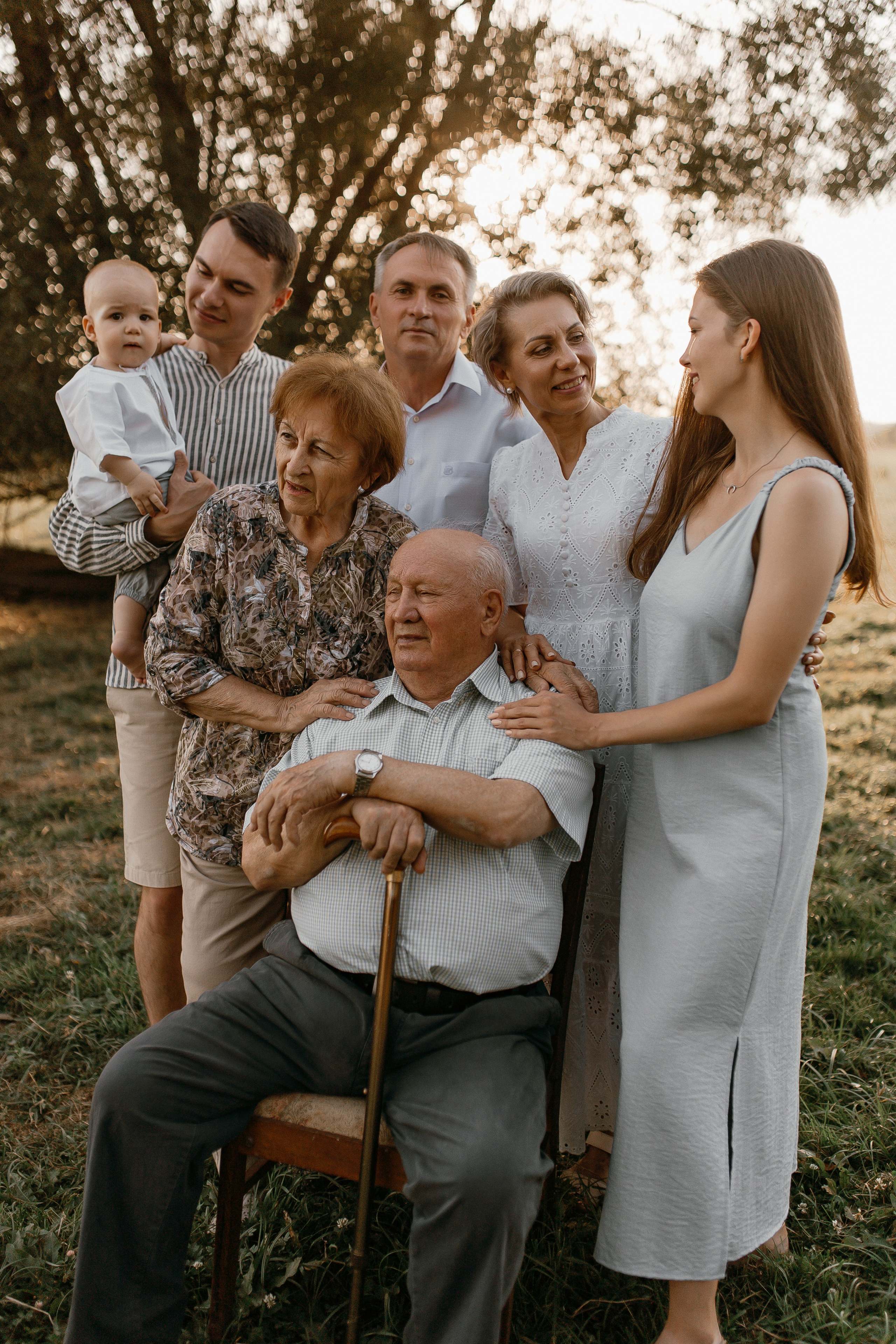 4 поколения. Семейный фотограф Губкин/Старый Оскол