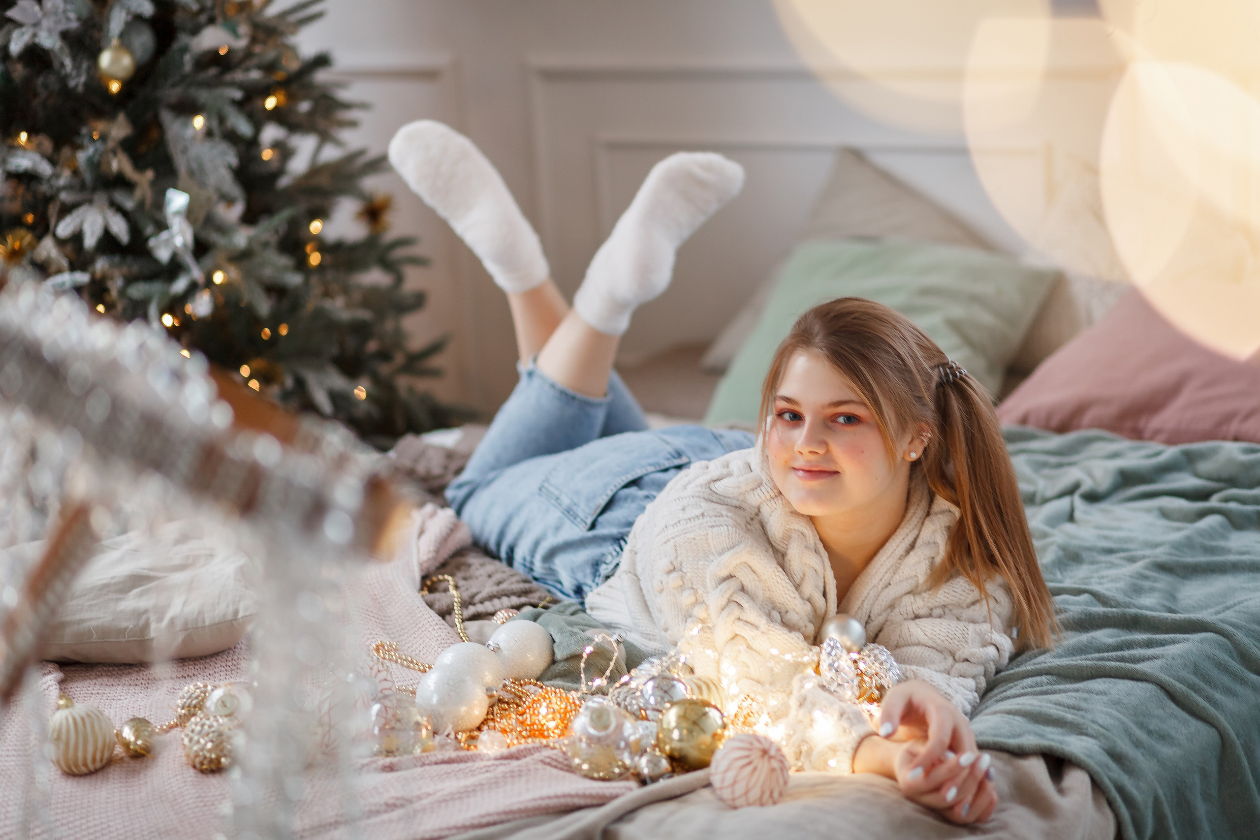 Новогодние портретные в студии. Фотограф в Самаре Юлия Решетнева