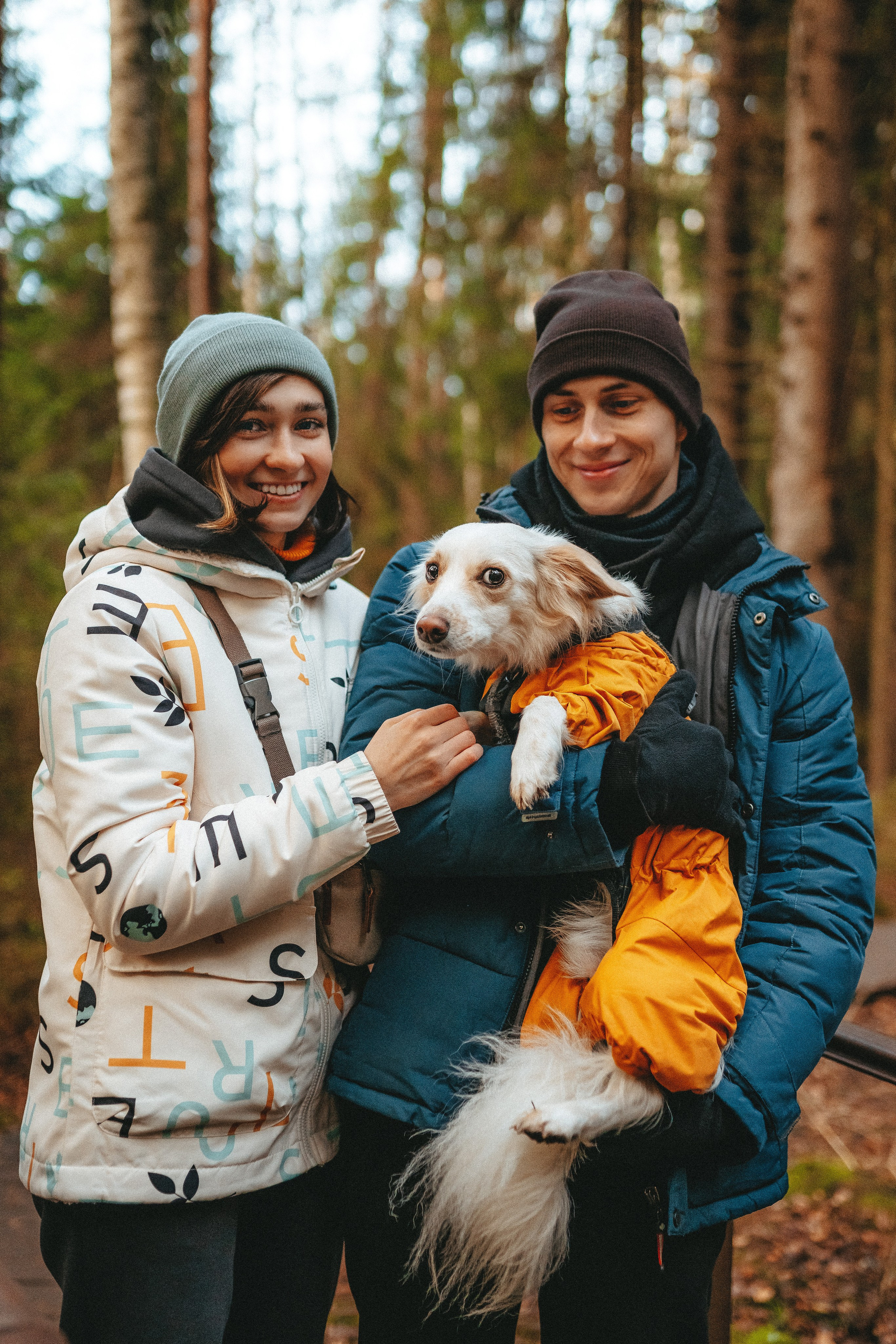 Бруно, Алена и Антон. Фотограф анималист в Спб недорого Олеся Майорова