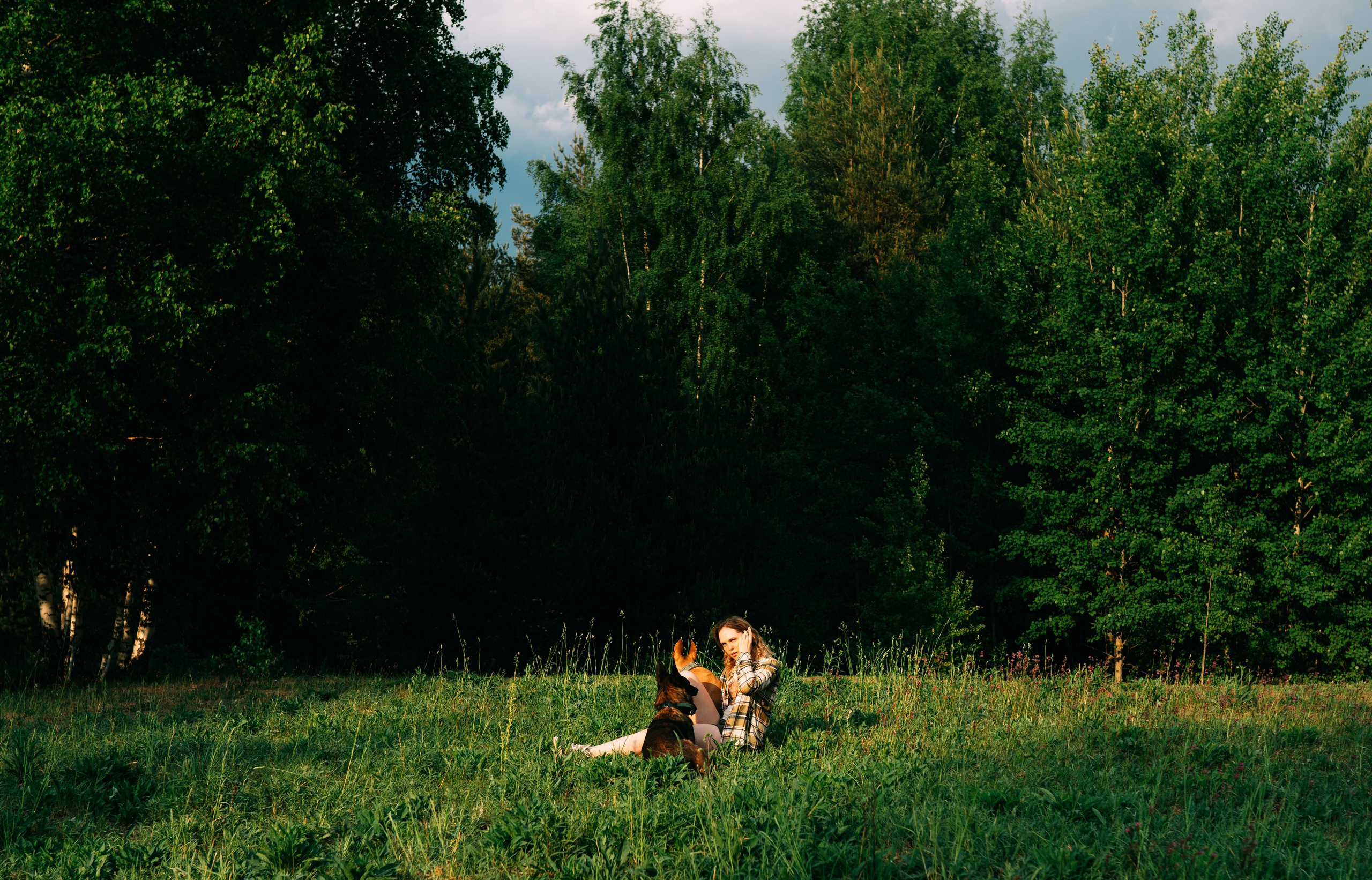 Фотоссесия с двумя собакми Спб. Фотограф анималист в Спб недорого Олеся Майорова