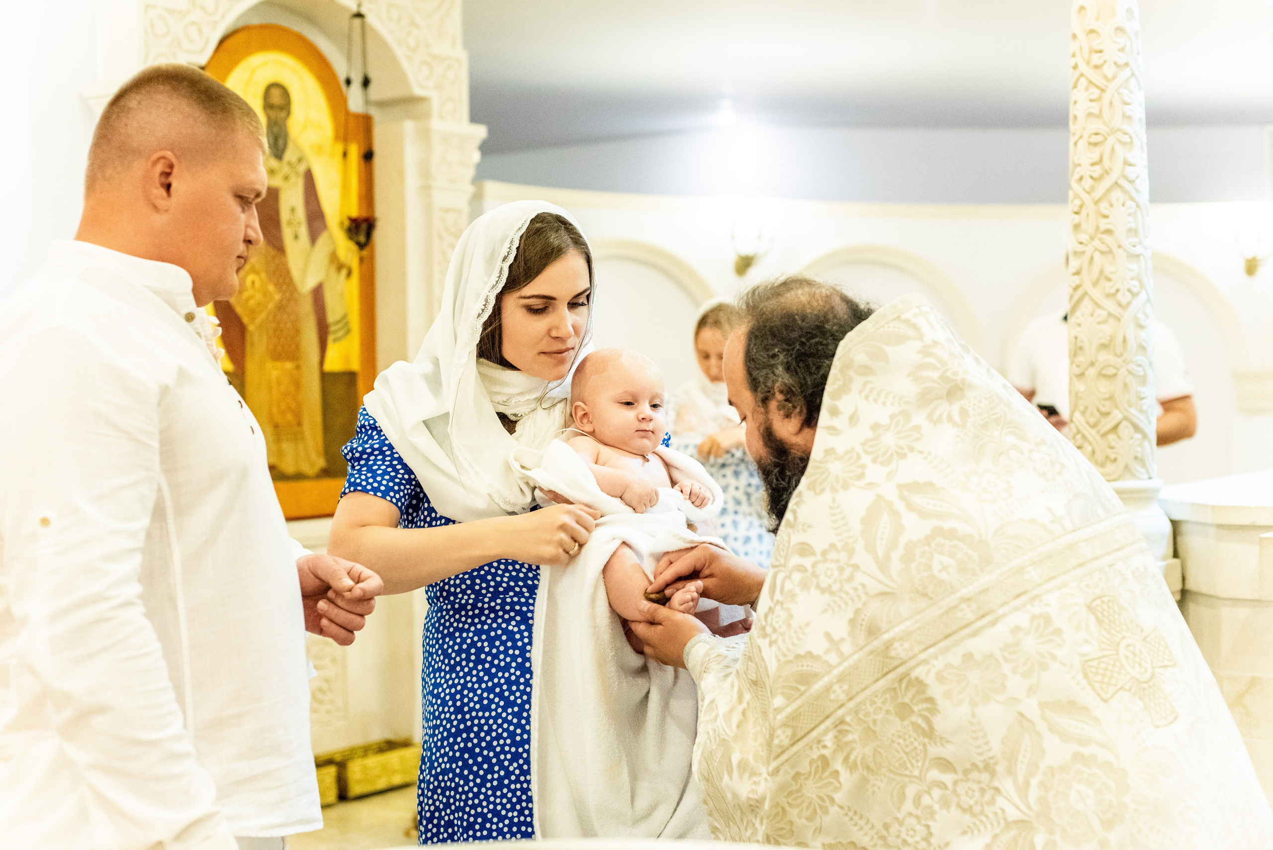 Крещении Ксении. Фотограф Юлия Попова