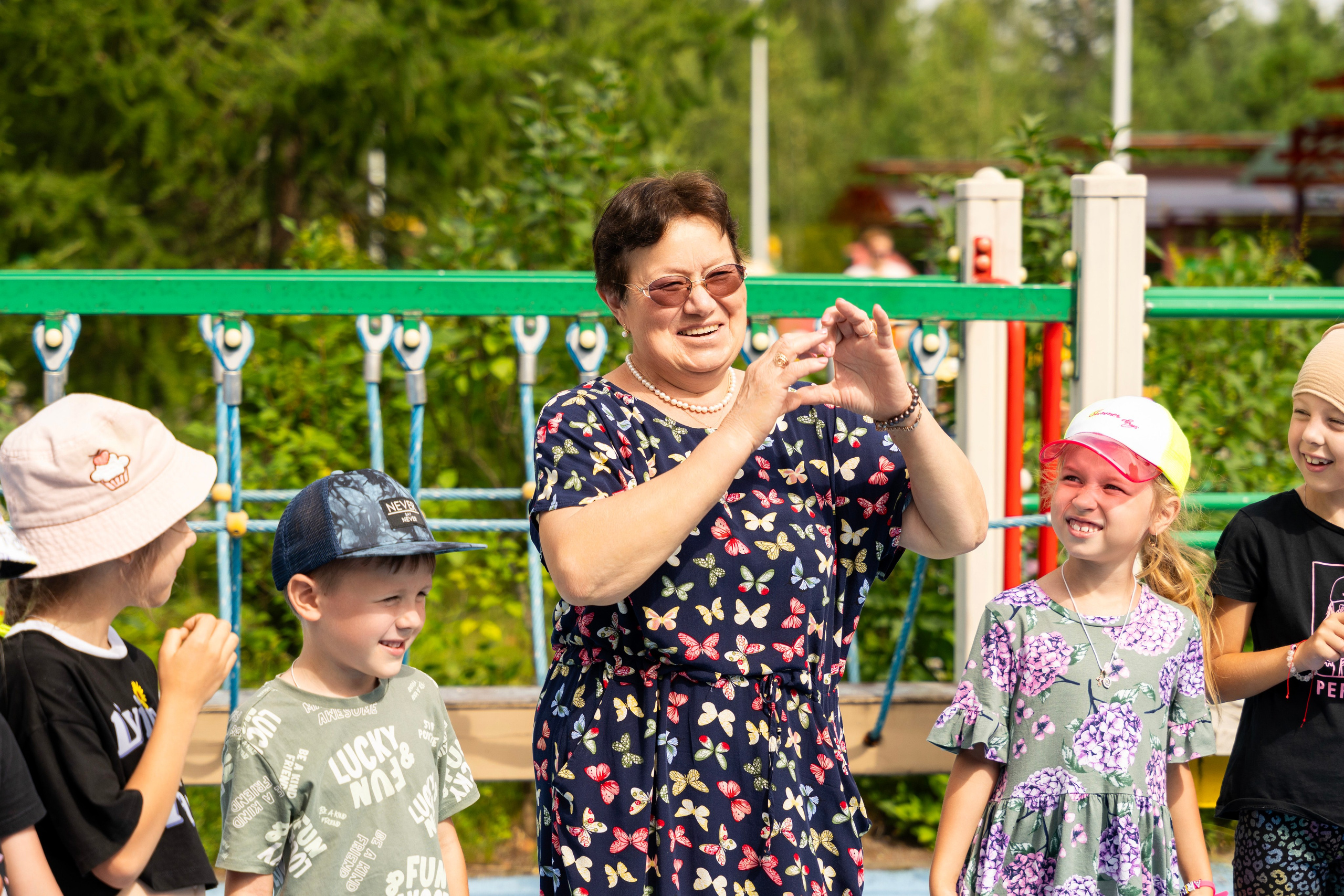 Игры на свежем воздухе. Фотограф Юлия Попова