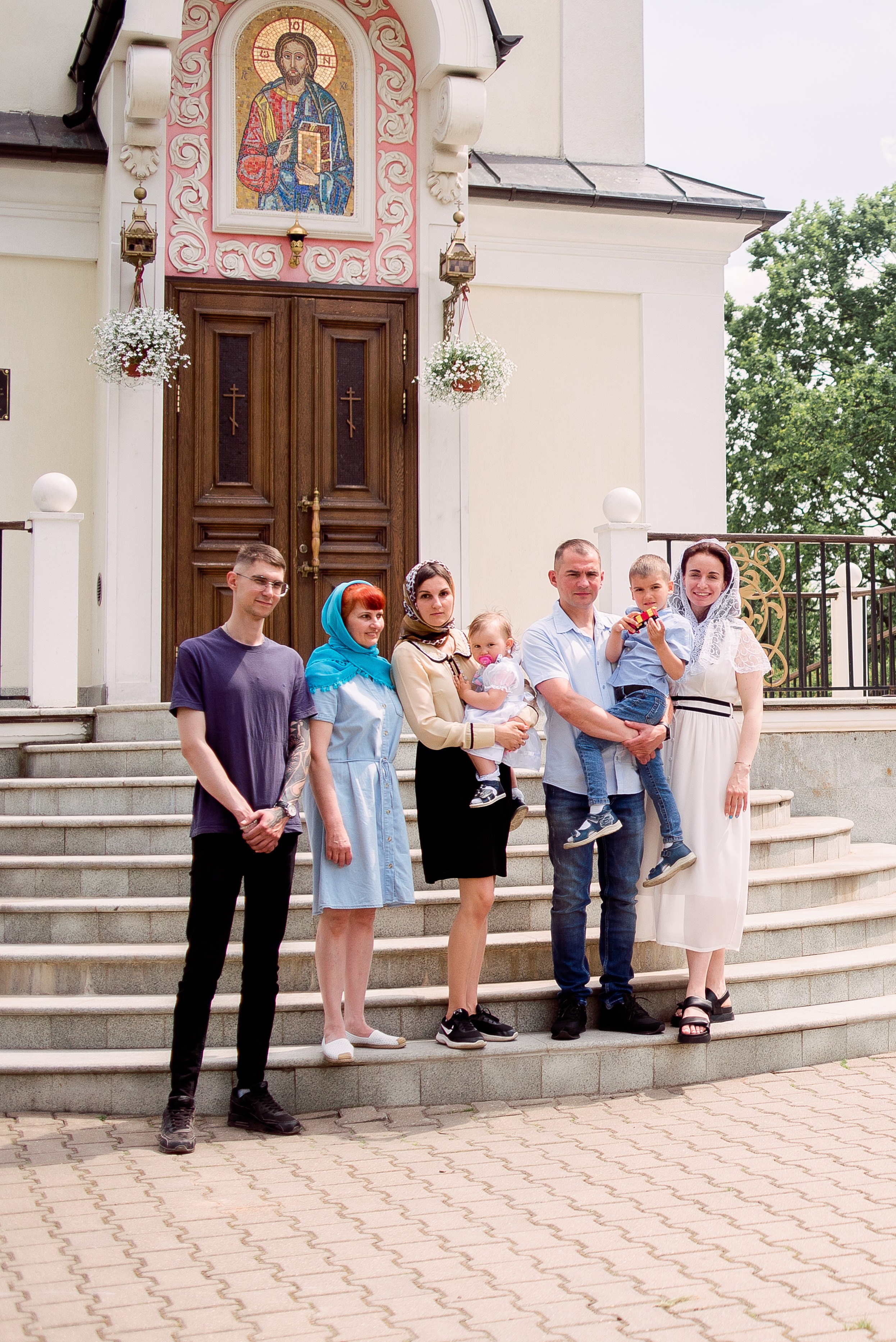 Крещение Ники. Фотограф Юлия Попова