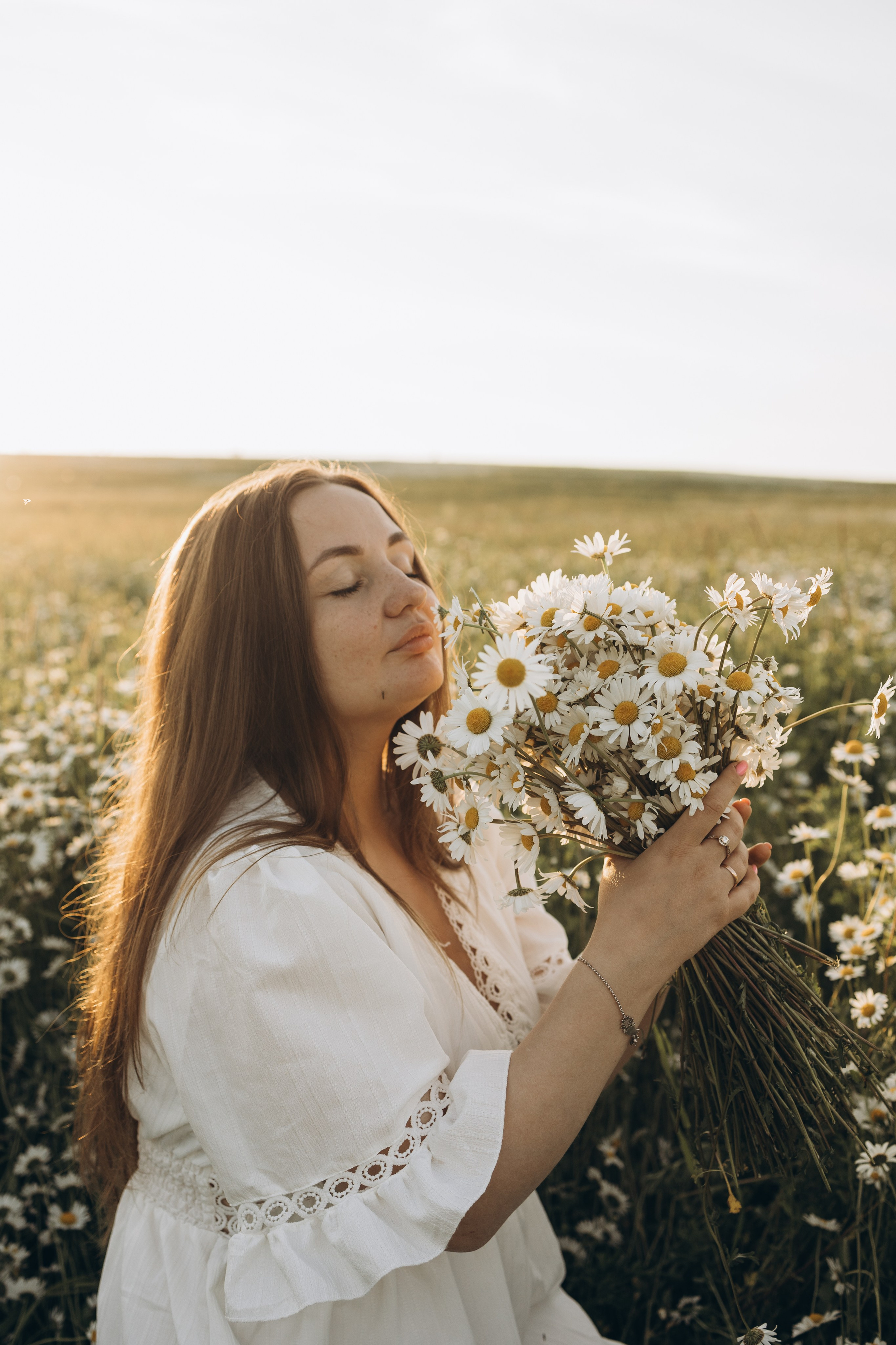 Маша и ромашки. Семейный фотограф в Москве Виктория Ястребинская