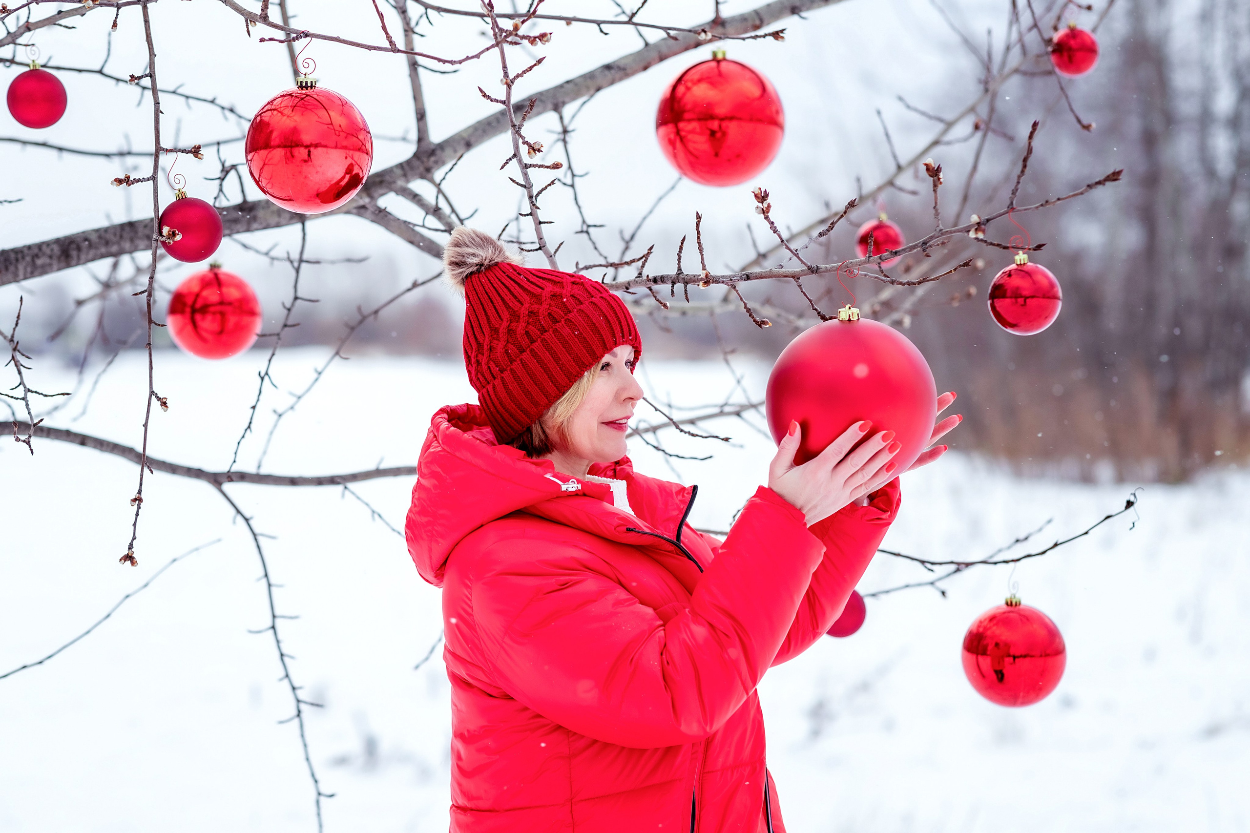 Фотопроект «Красные ШАРЫ». Фотограф Алина Лебедь