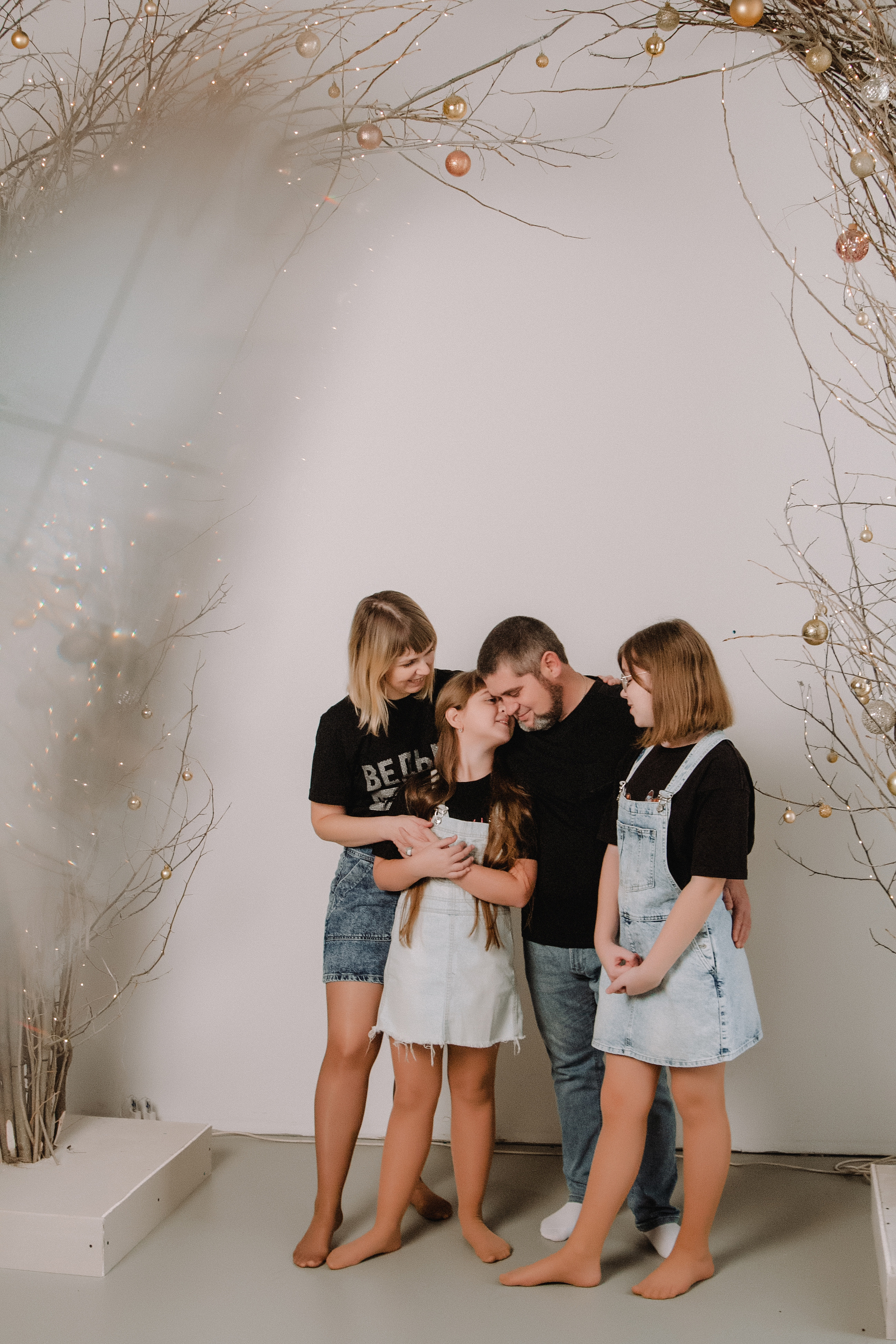 Наталья, Сергей, Лера и Наташа. Фотограф Воронеж Варвара