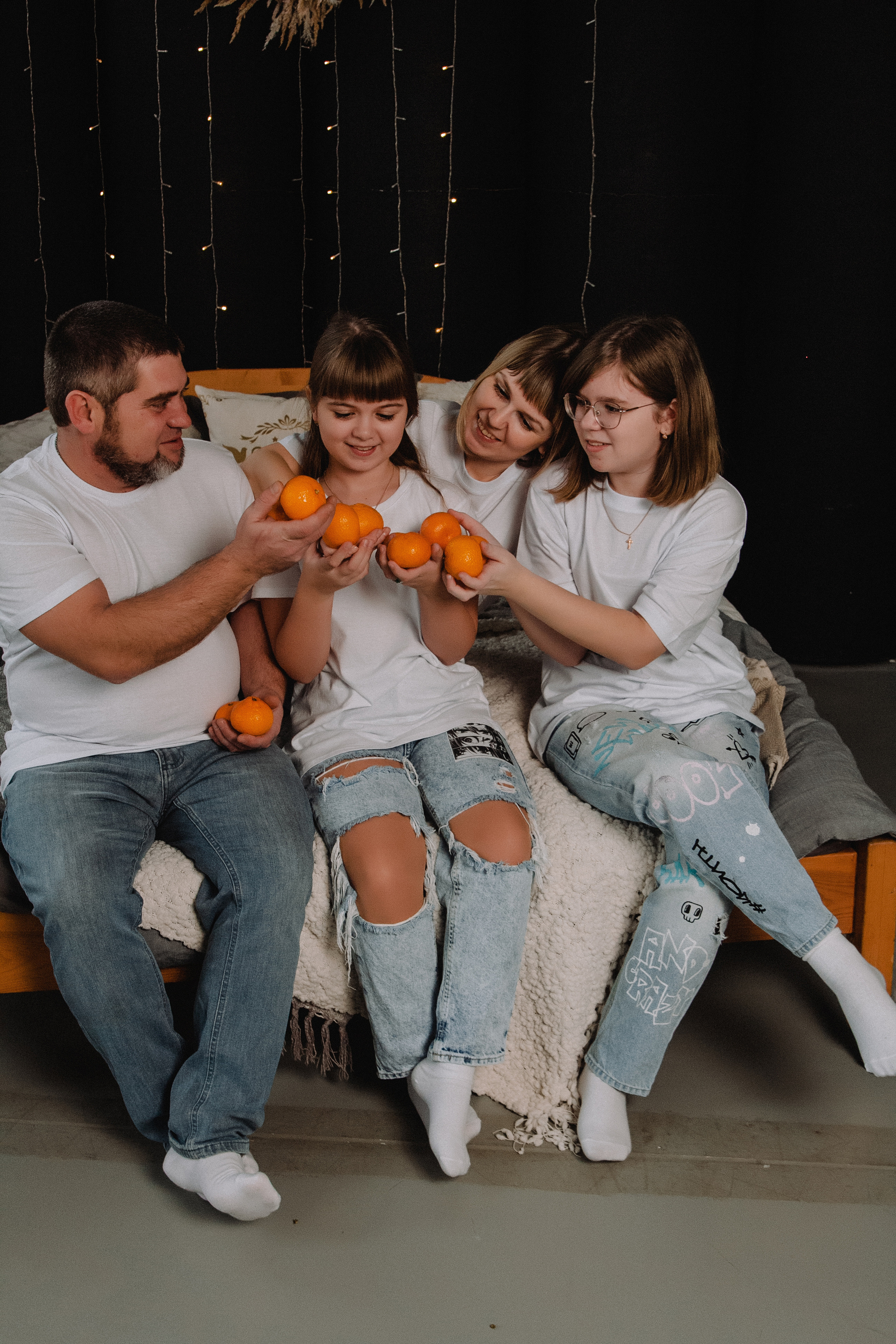 Наталья, Сергей, Лера и Наташа. Фотограф Воронеж Варвара