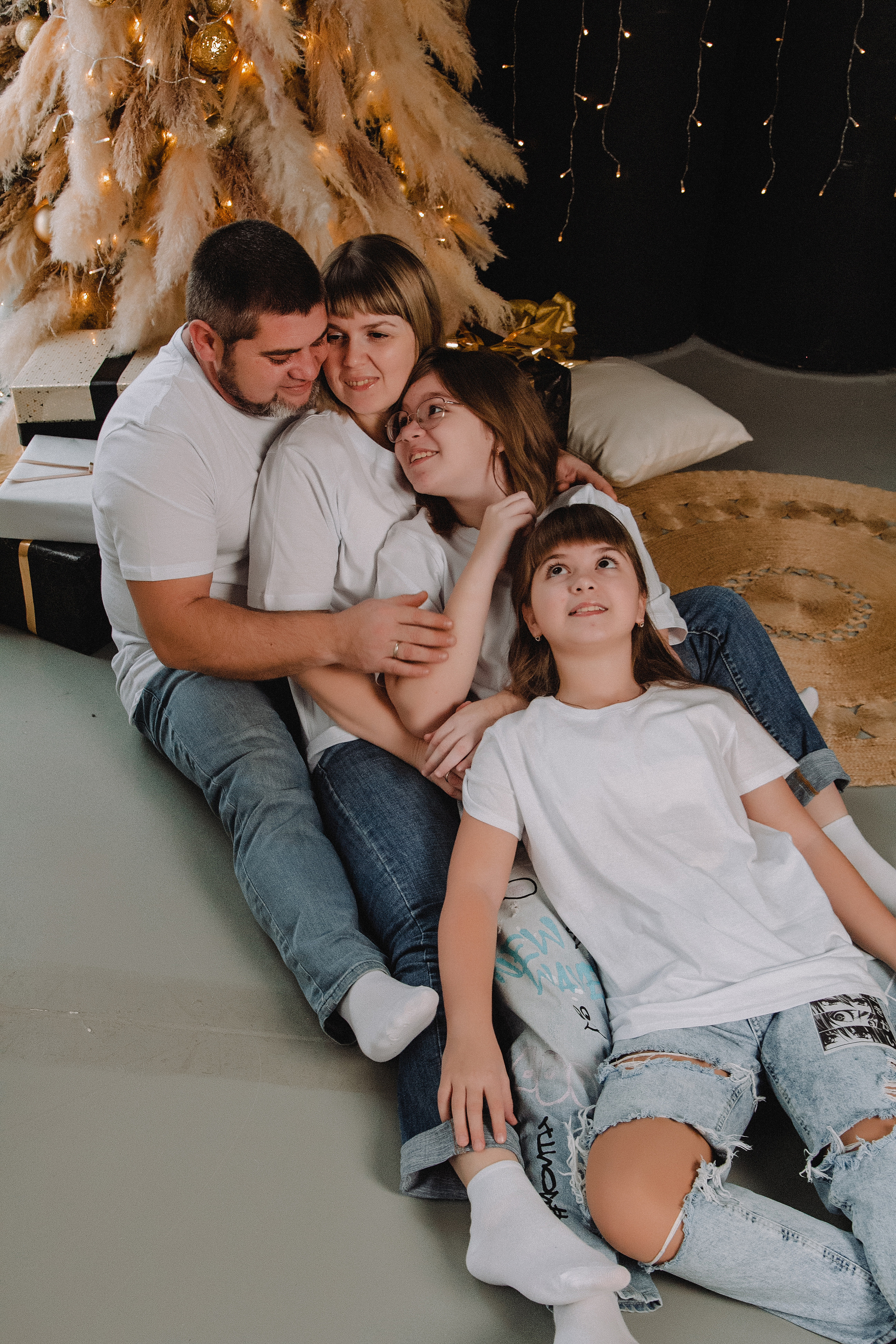 Наталья, Сергей, Лера и Наташа. Фотограф Воронеж Варвара