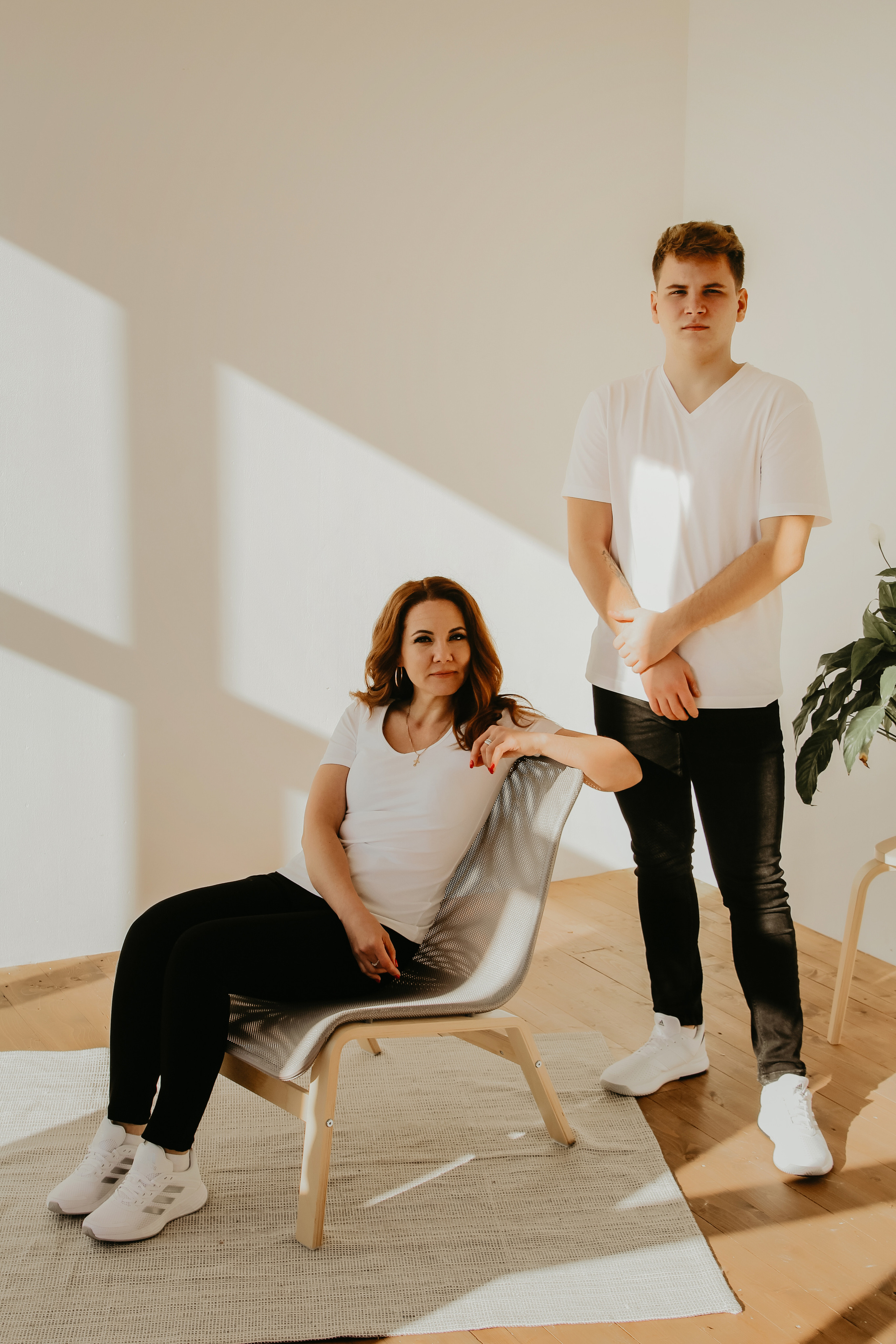 Мама Аня и сын Алексей. Фотограф Воронеж Варвара