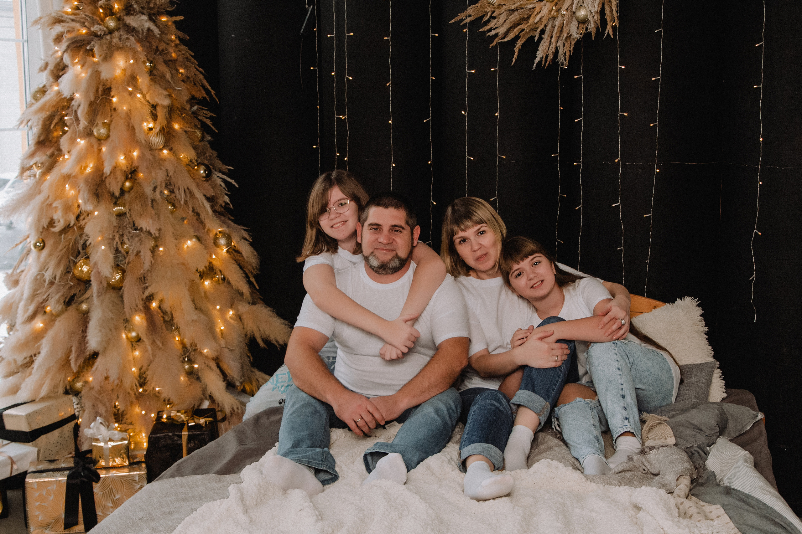 Наталья, Сергей, Лера и Наташа. Фотограф Воронеж Варвара