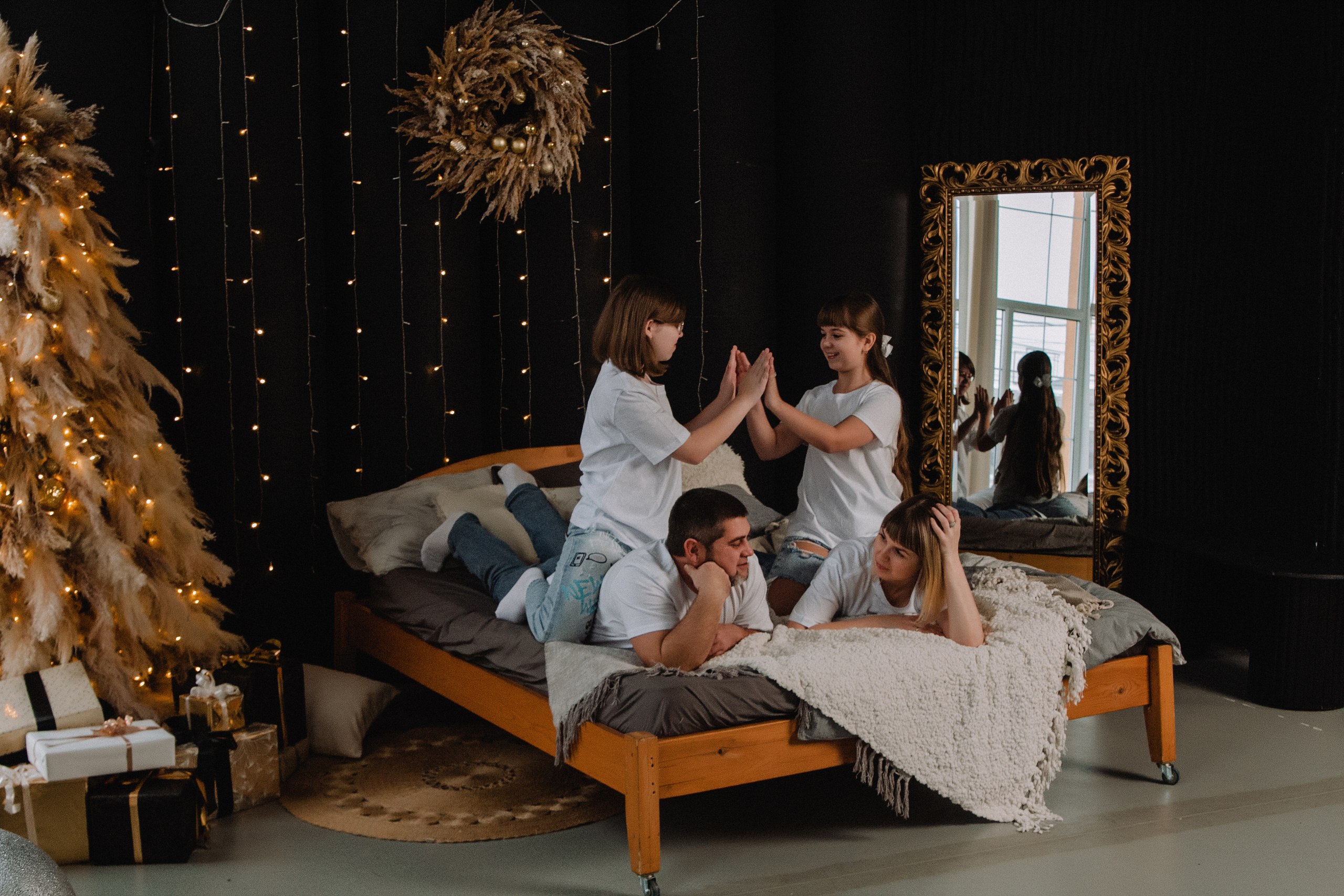 Наталья, Сергей, Лера и Наташа. Фотограф Воронеж Варвара