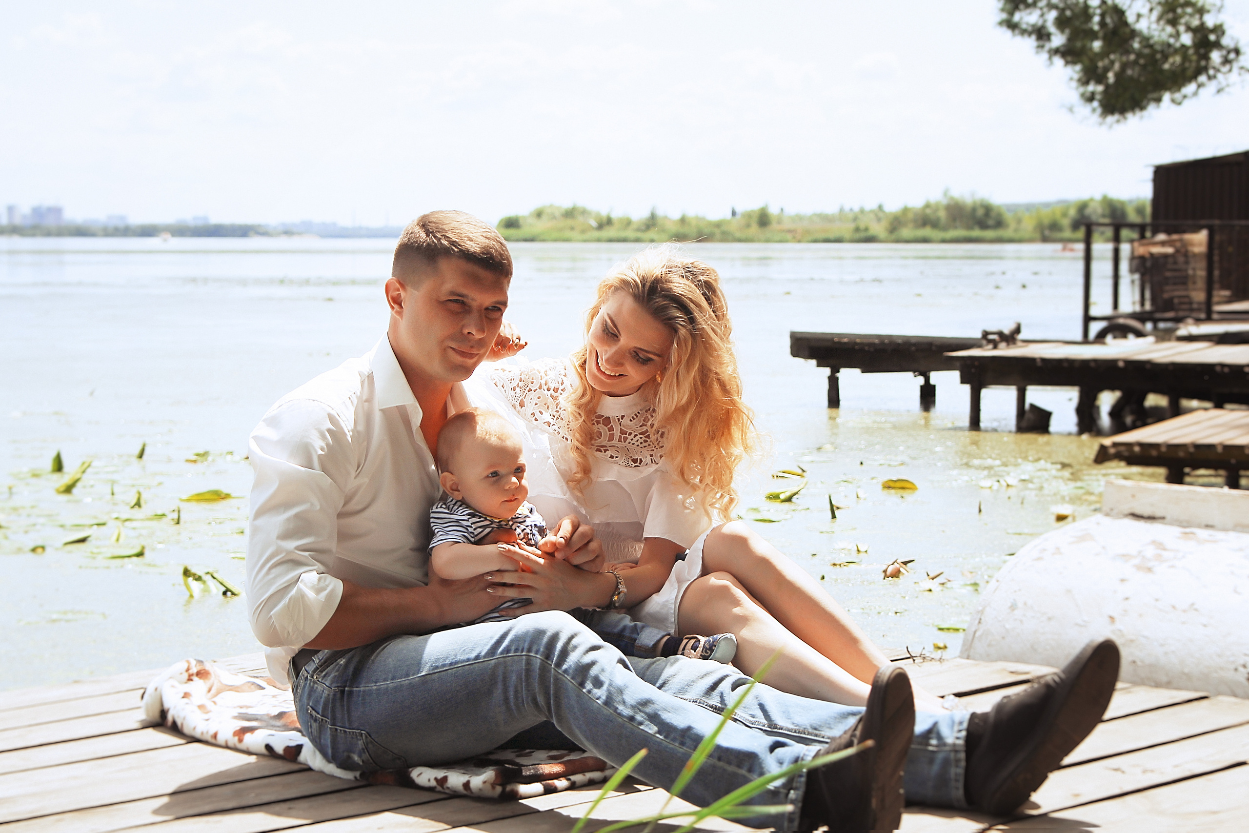 Ксения, Андрей и Арсений. Фотограф Воронеж Варвара
