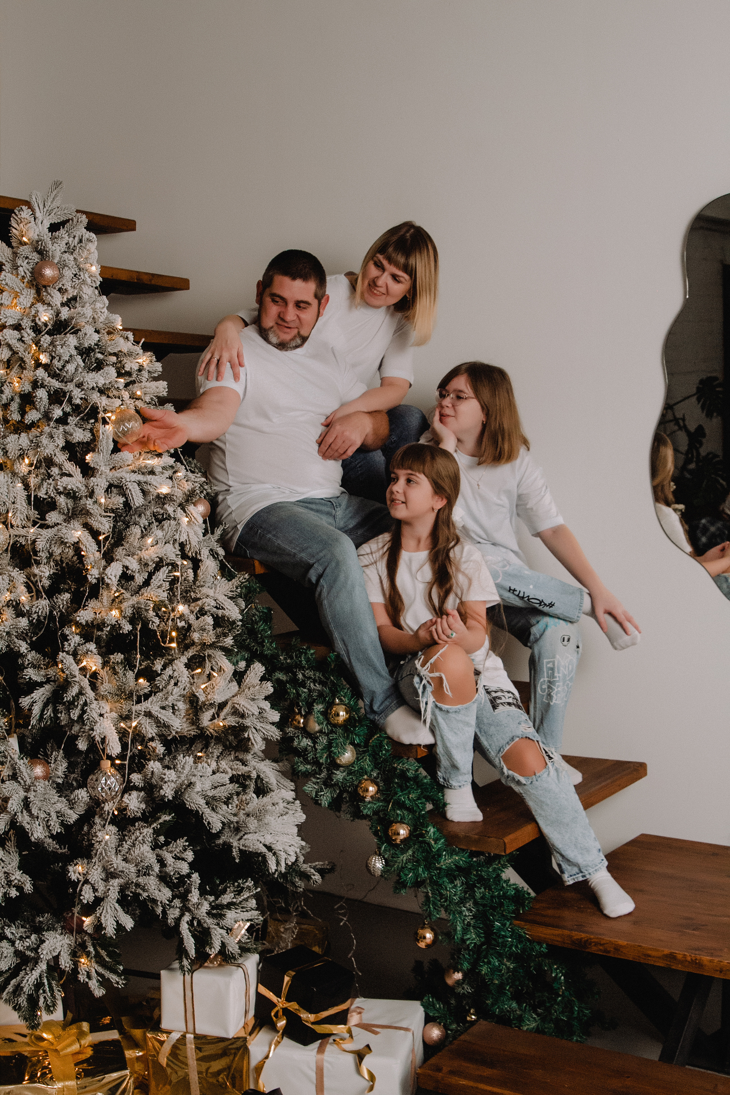 Наталья, Сергей, Лера и Наташа. Фотограф Воронеж Варвара