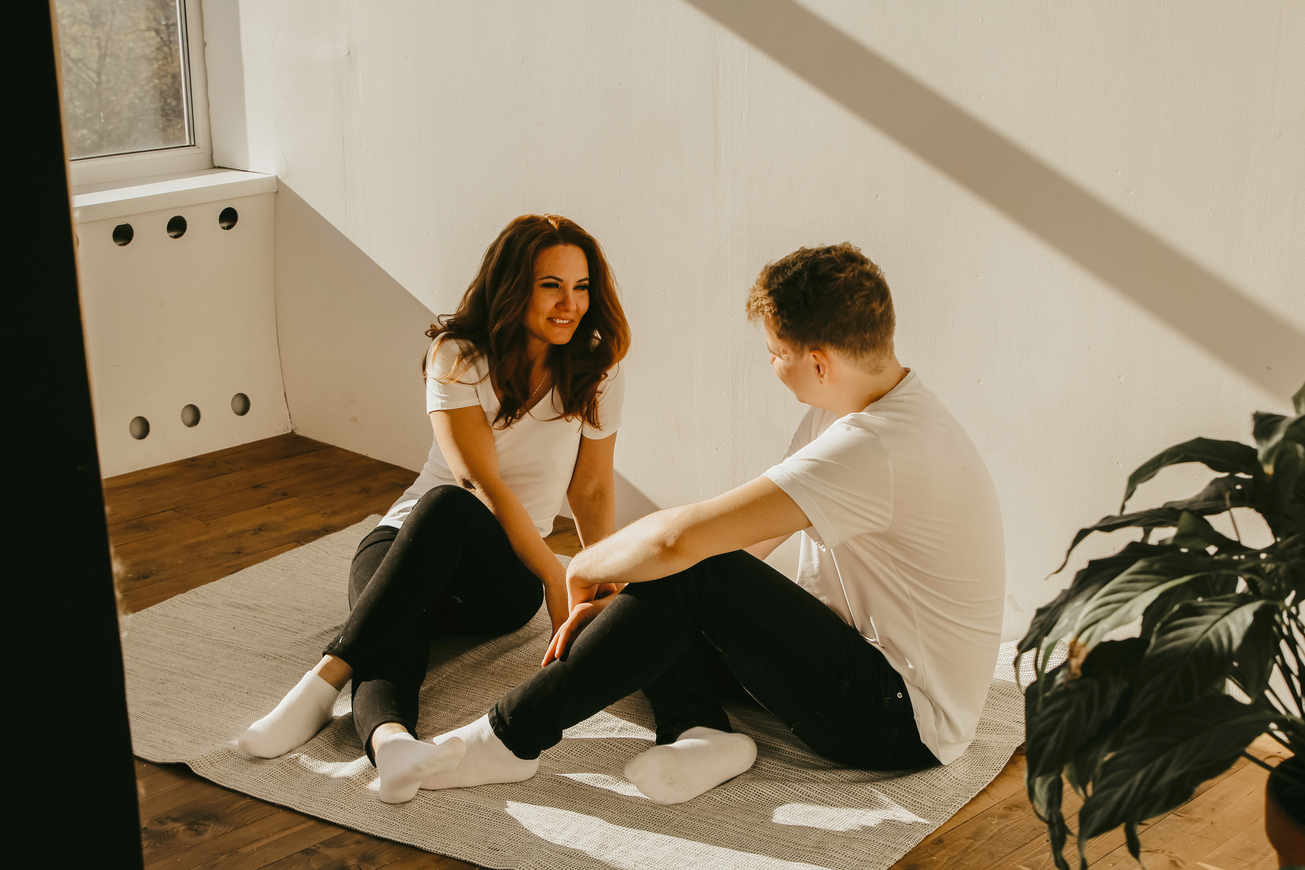 Мама Аня и сын Алексей. Фотограф Воронеж Варвара