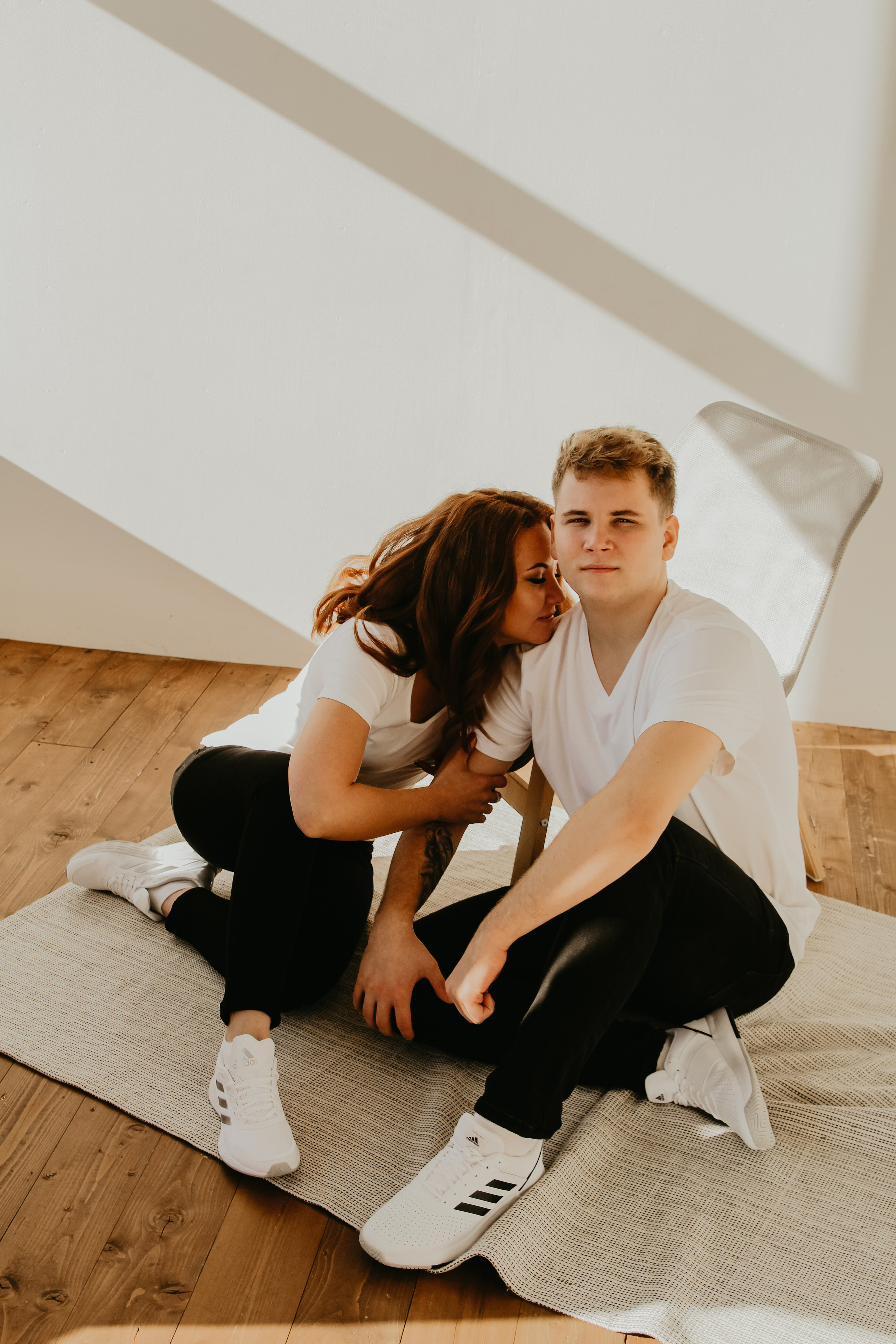 Мама Аня и сын Алексей. Фотограф Воронеж Варвара