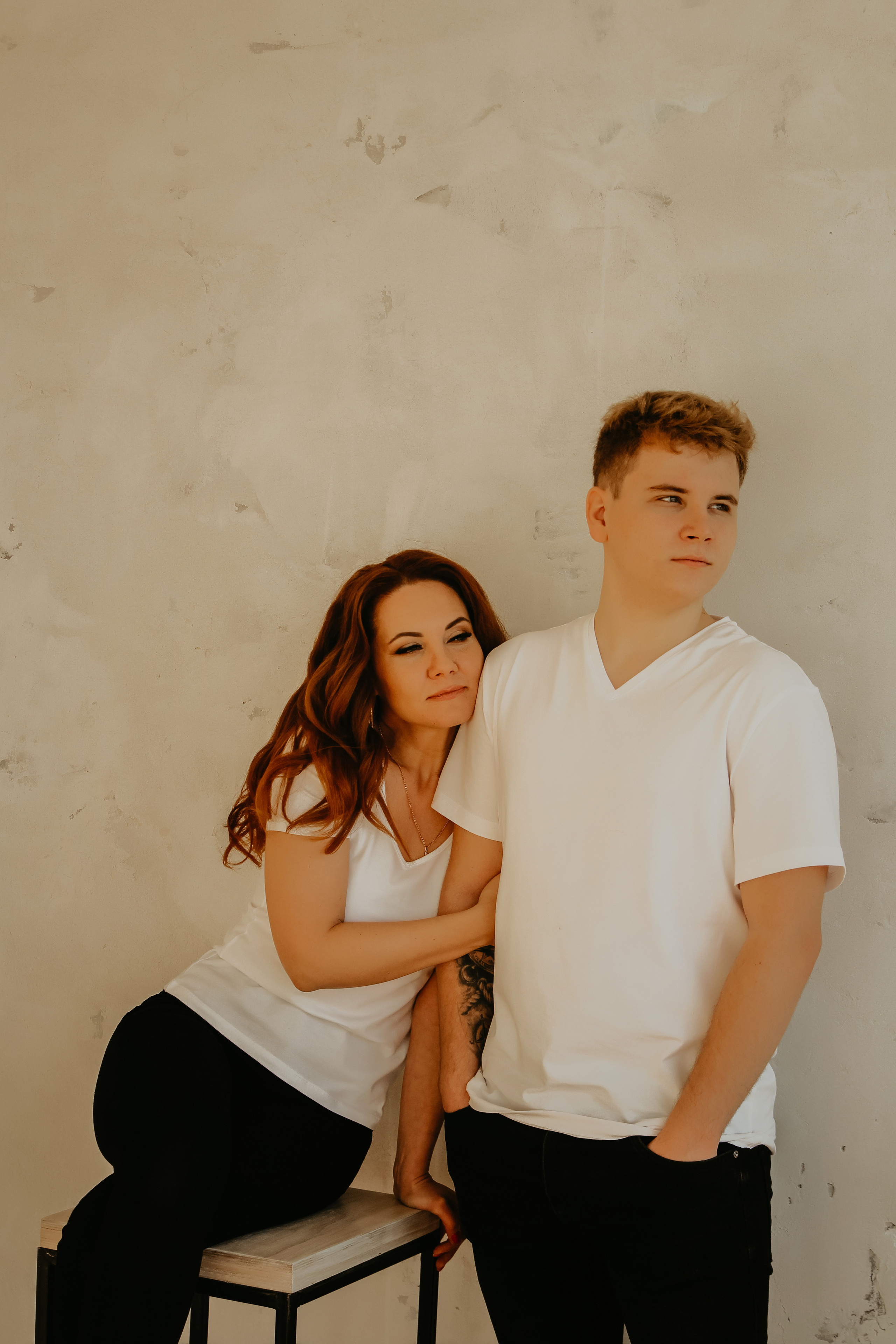 Мама Аня и сын Алексей. Фотограф Воронеж Варвара