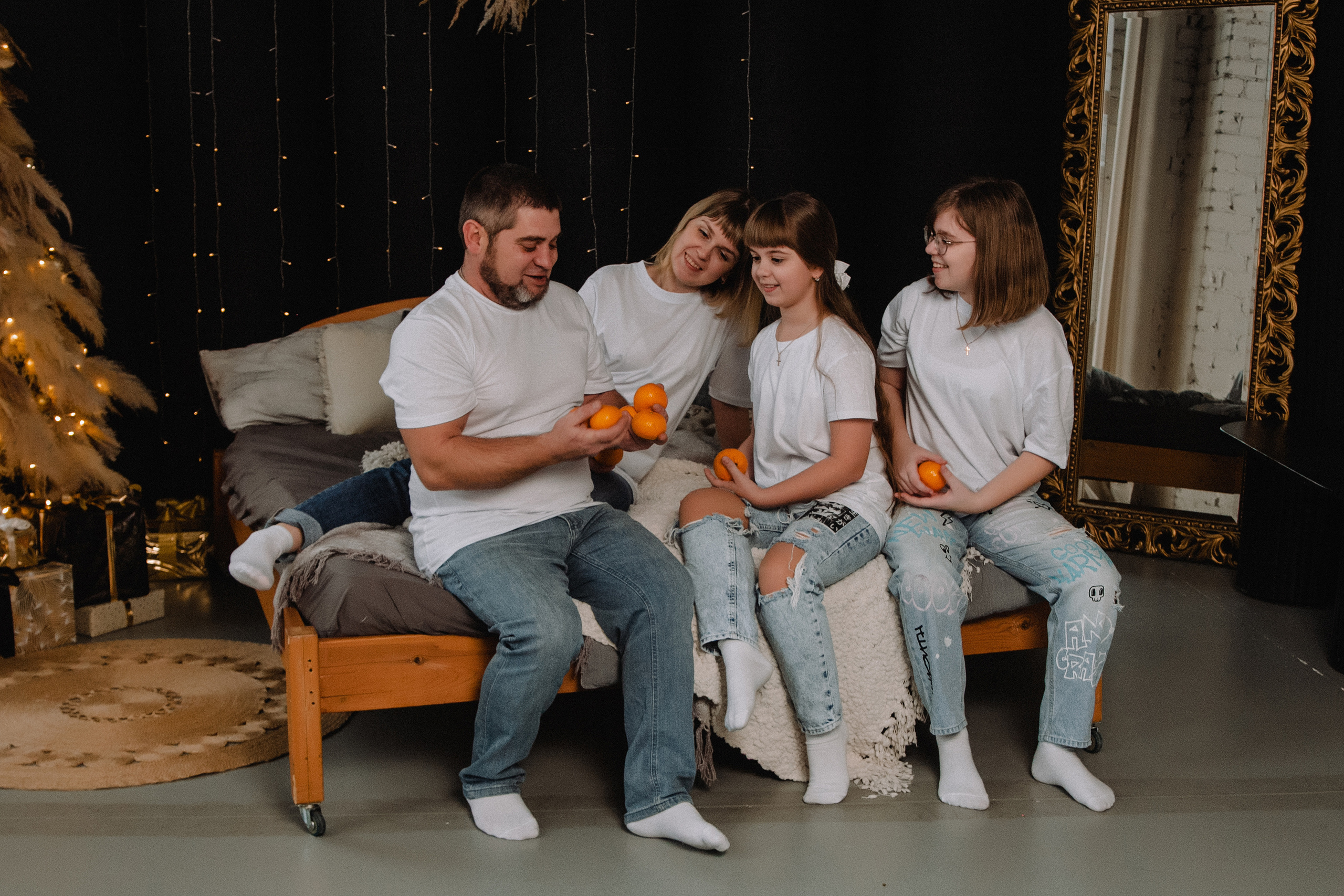 Наталья, Сергей, Лера и Наташа. Фотограф Воронеж Варвара