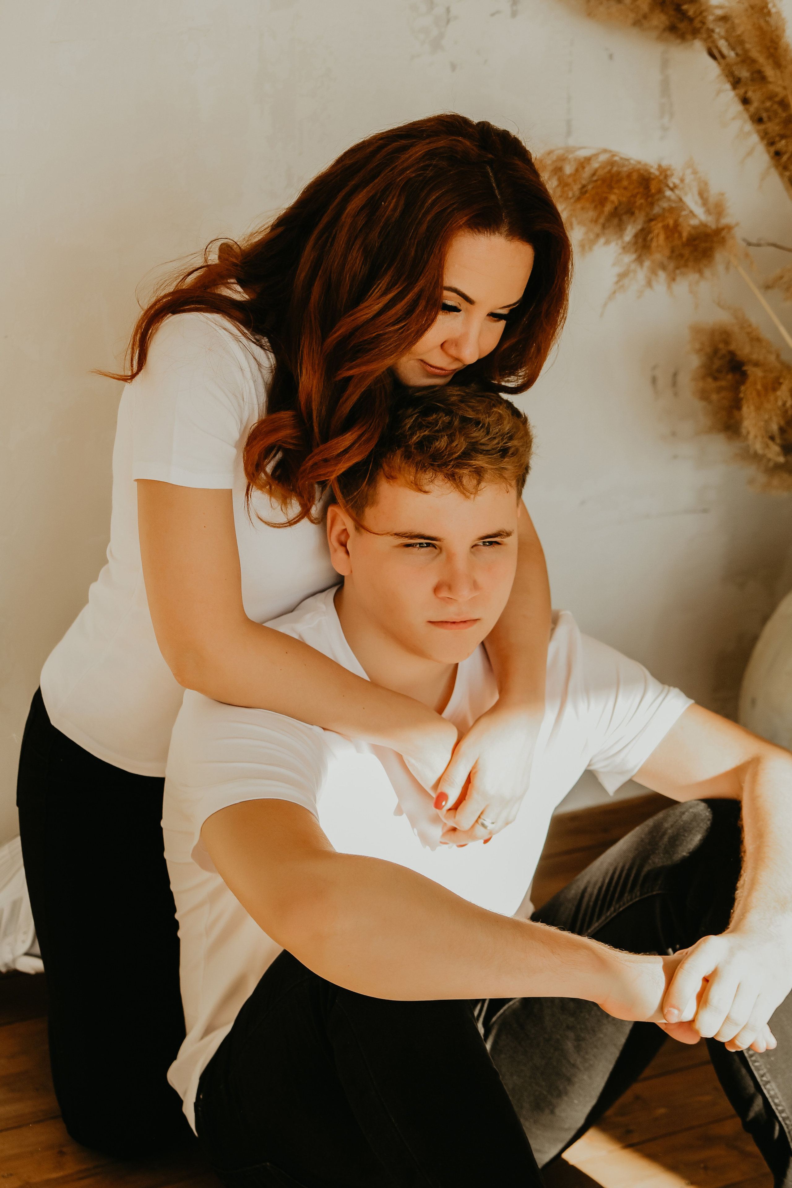 Мама Аня и сын Алексей. Фотограф Воронеж Варвара