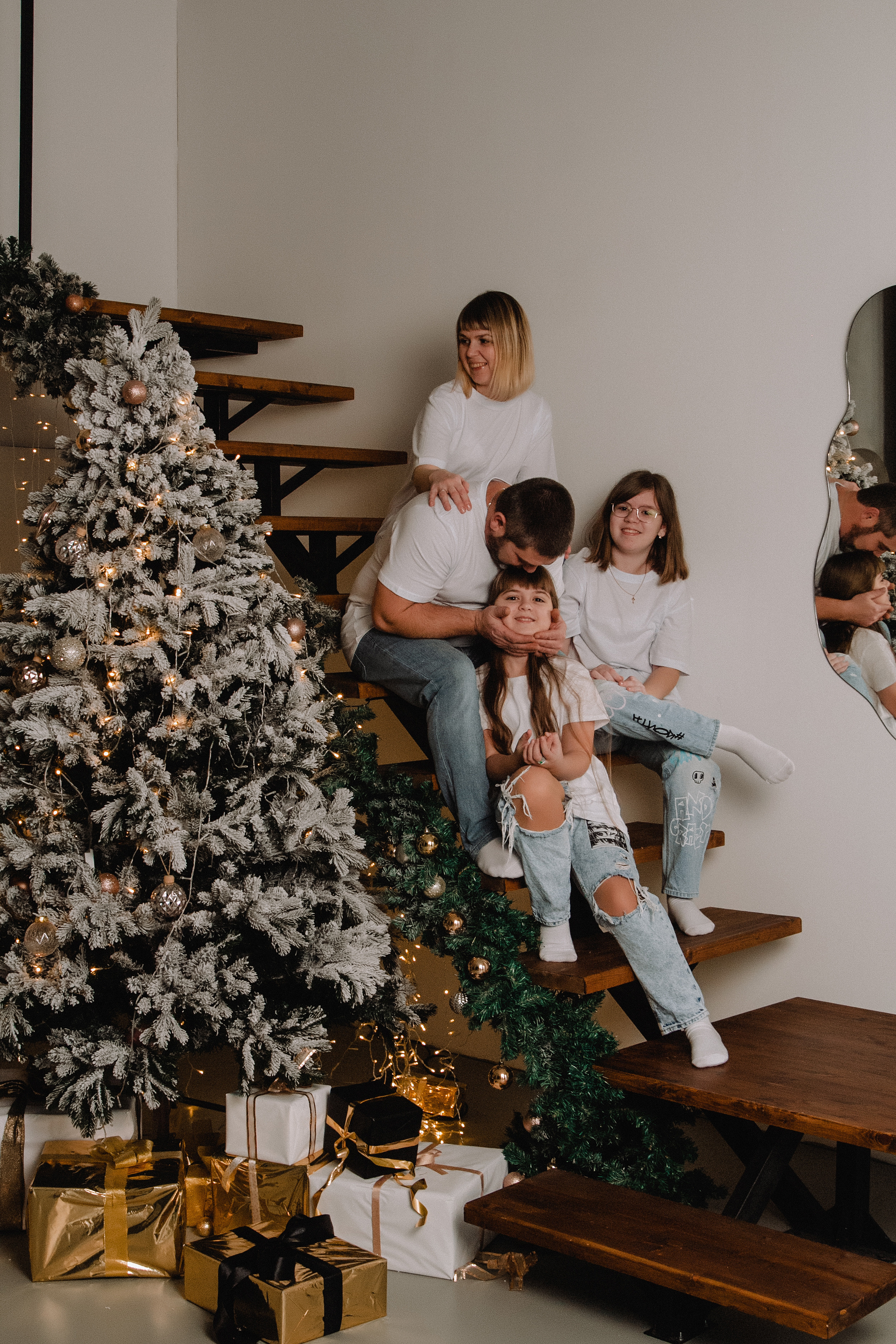 Наталья, Сергей, Лера и Наташа. Фотограф Воронеж Варвара