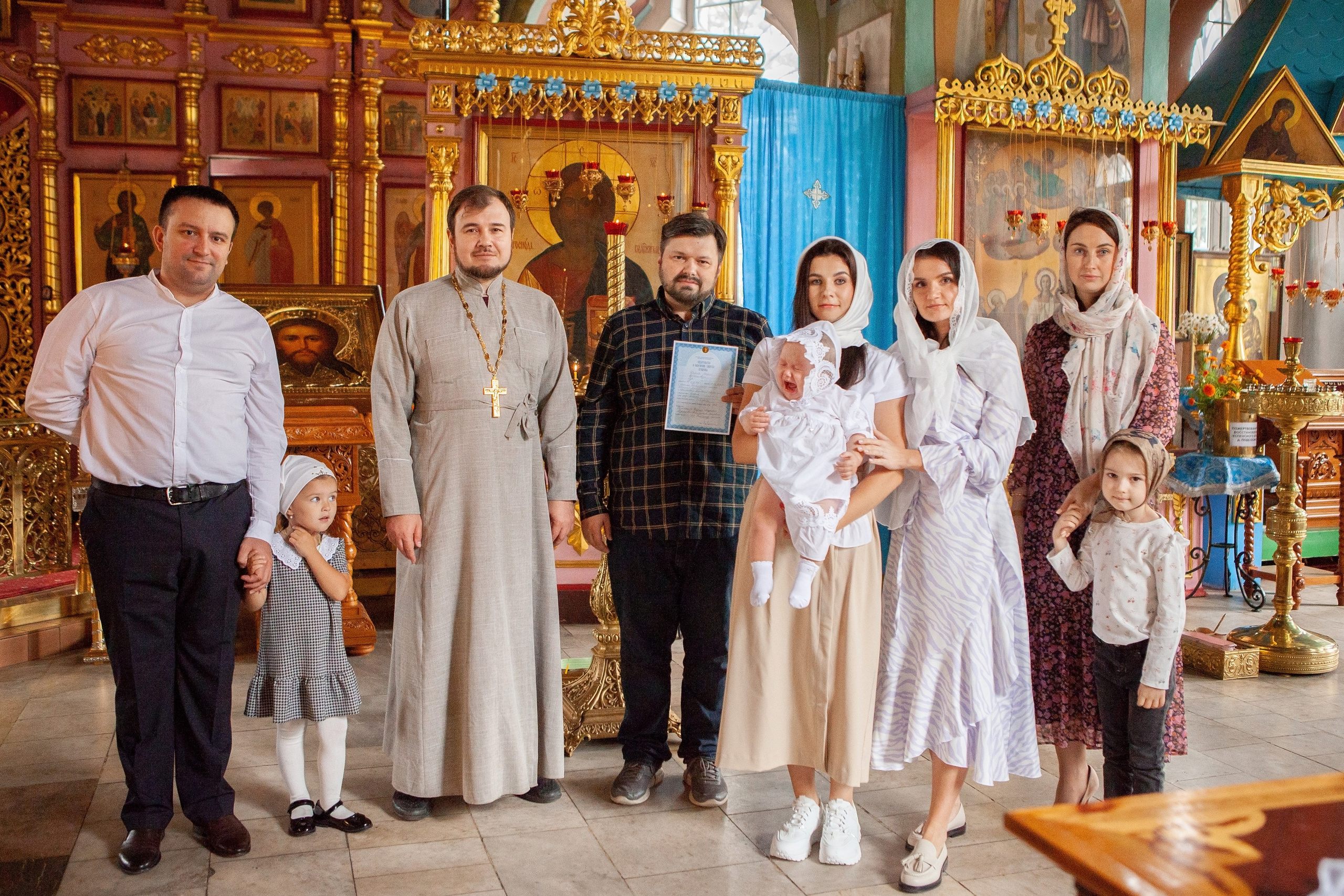 Крещение Дарьи. Фотограф Ольга Ефремова