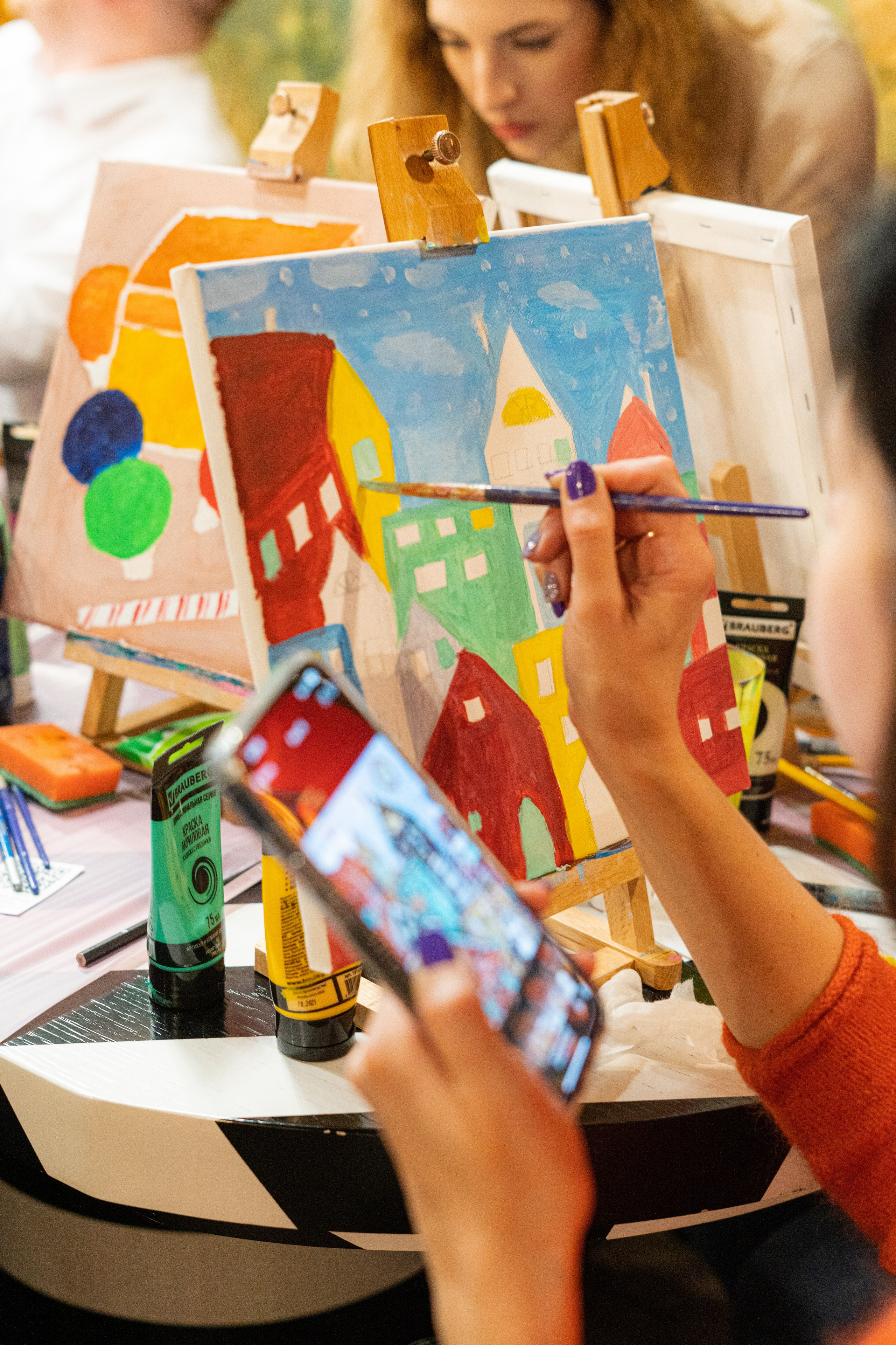 Корпоратив Teach Me Art 2. Портретный фотограф в Москве и Санкт-Петербурге Арина Чех